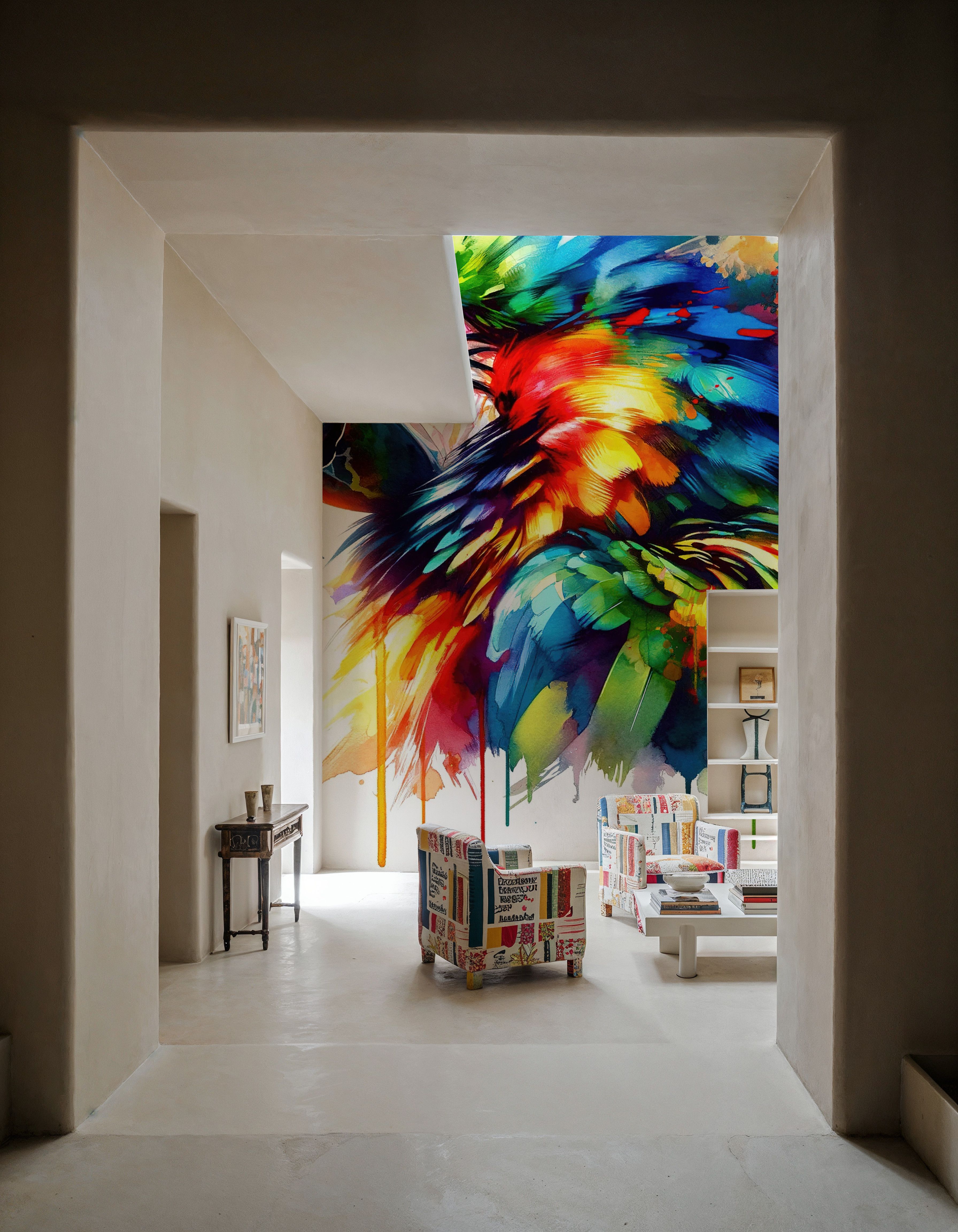 Vibrant Parrot's Tropical Essence