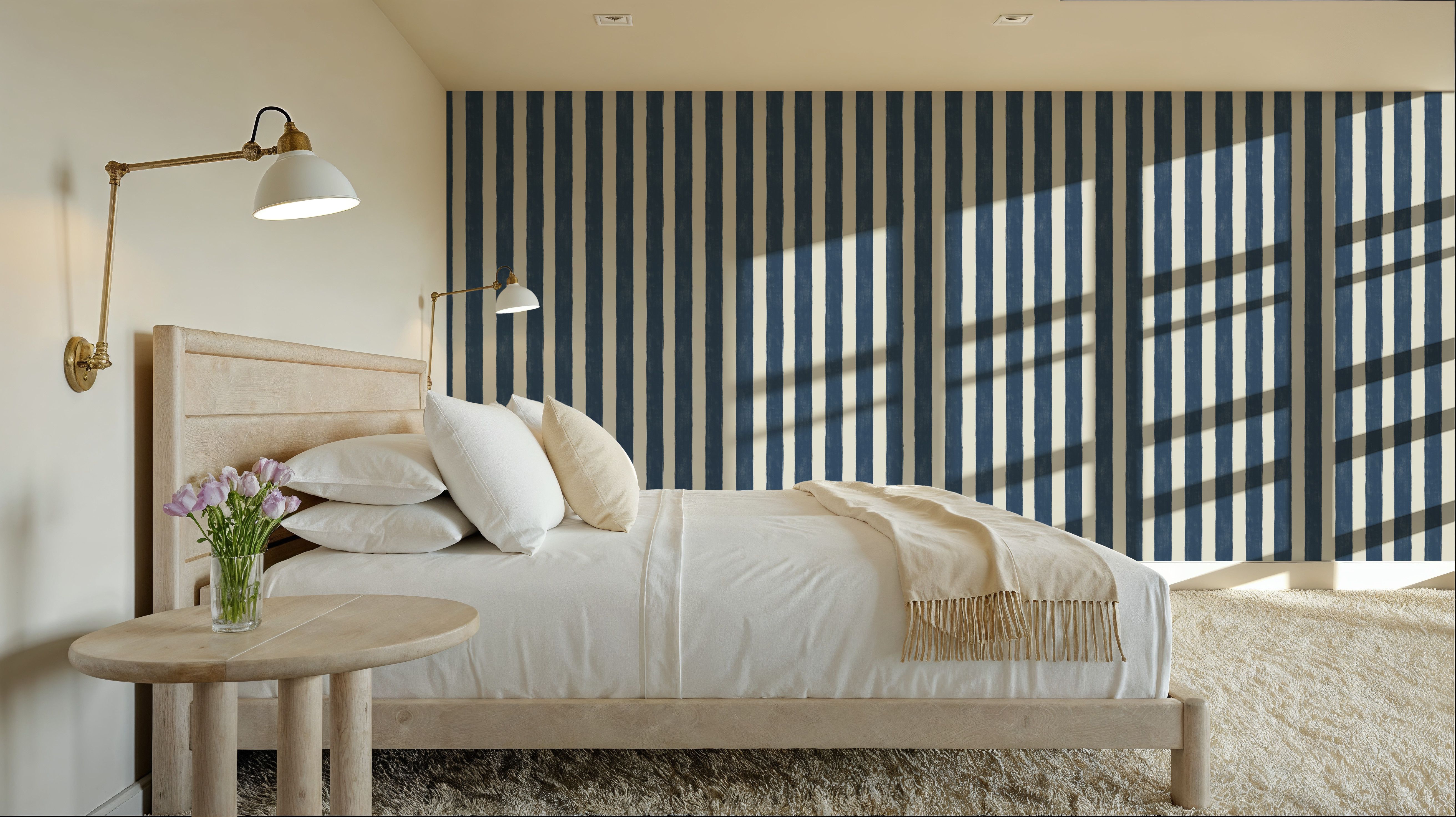 Sino Vertical Lines, Denim