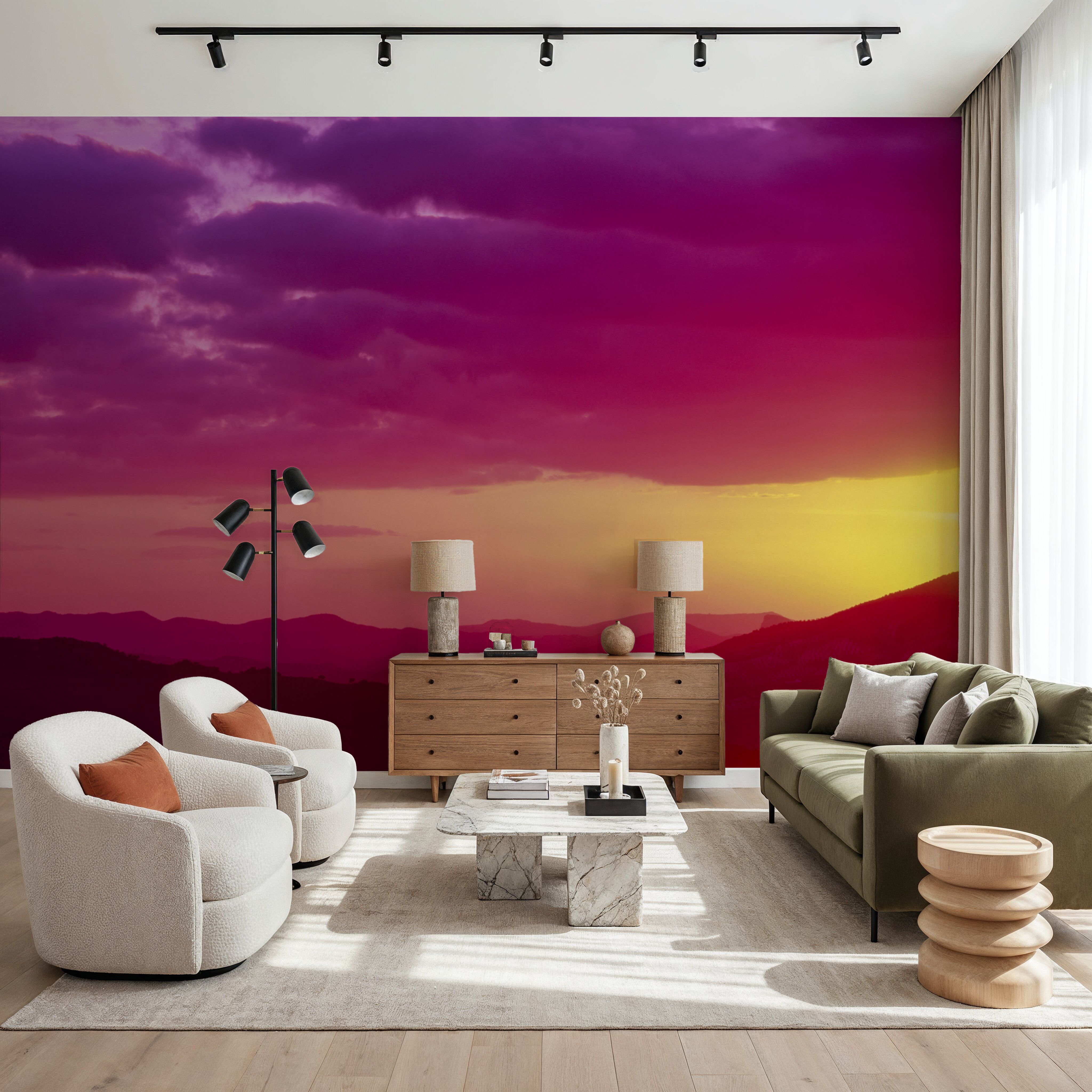 Magenta Twilight Peaks