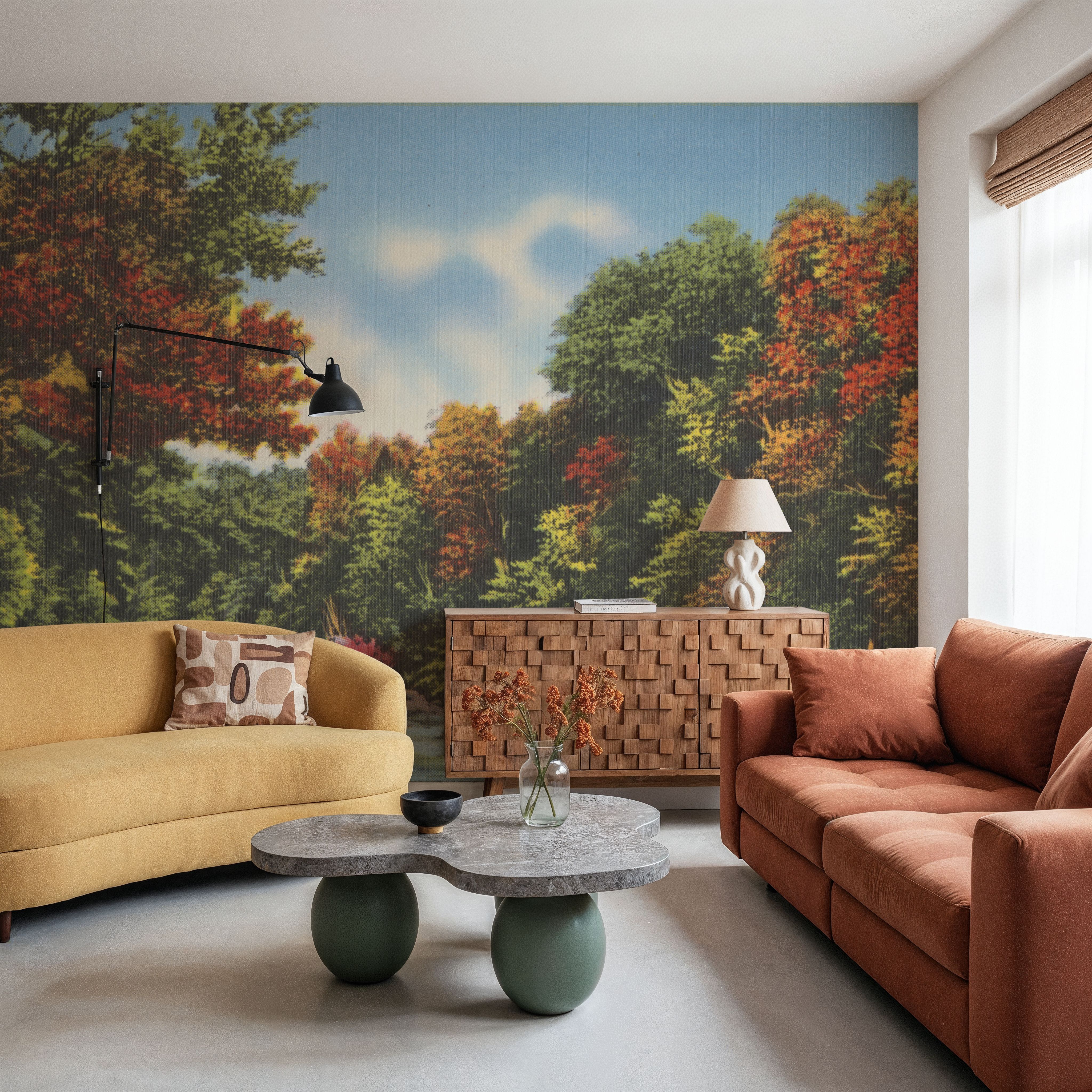 Color River - Screenprint Postcard