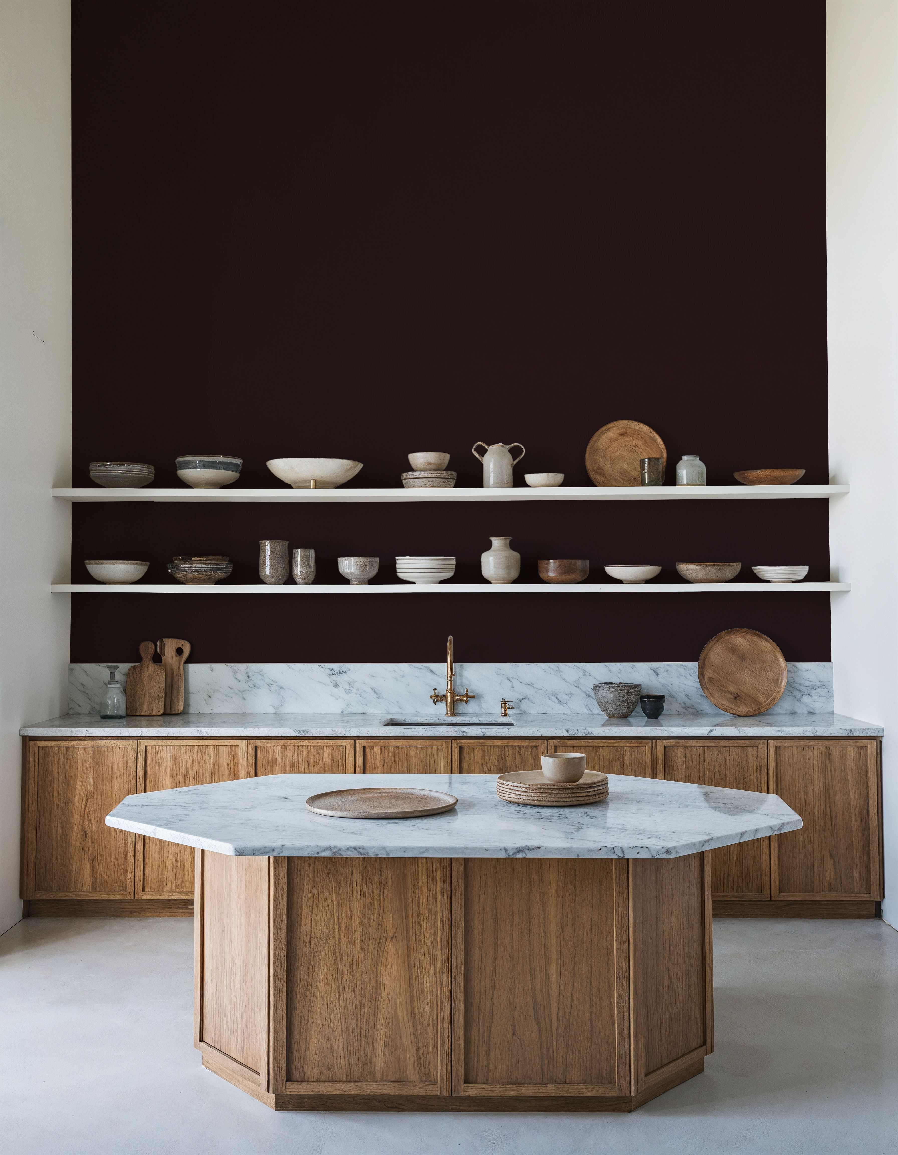 Linen Mist Murky Collection, Burgundy