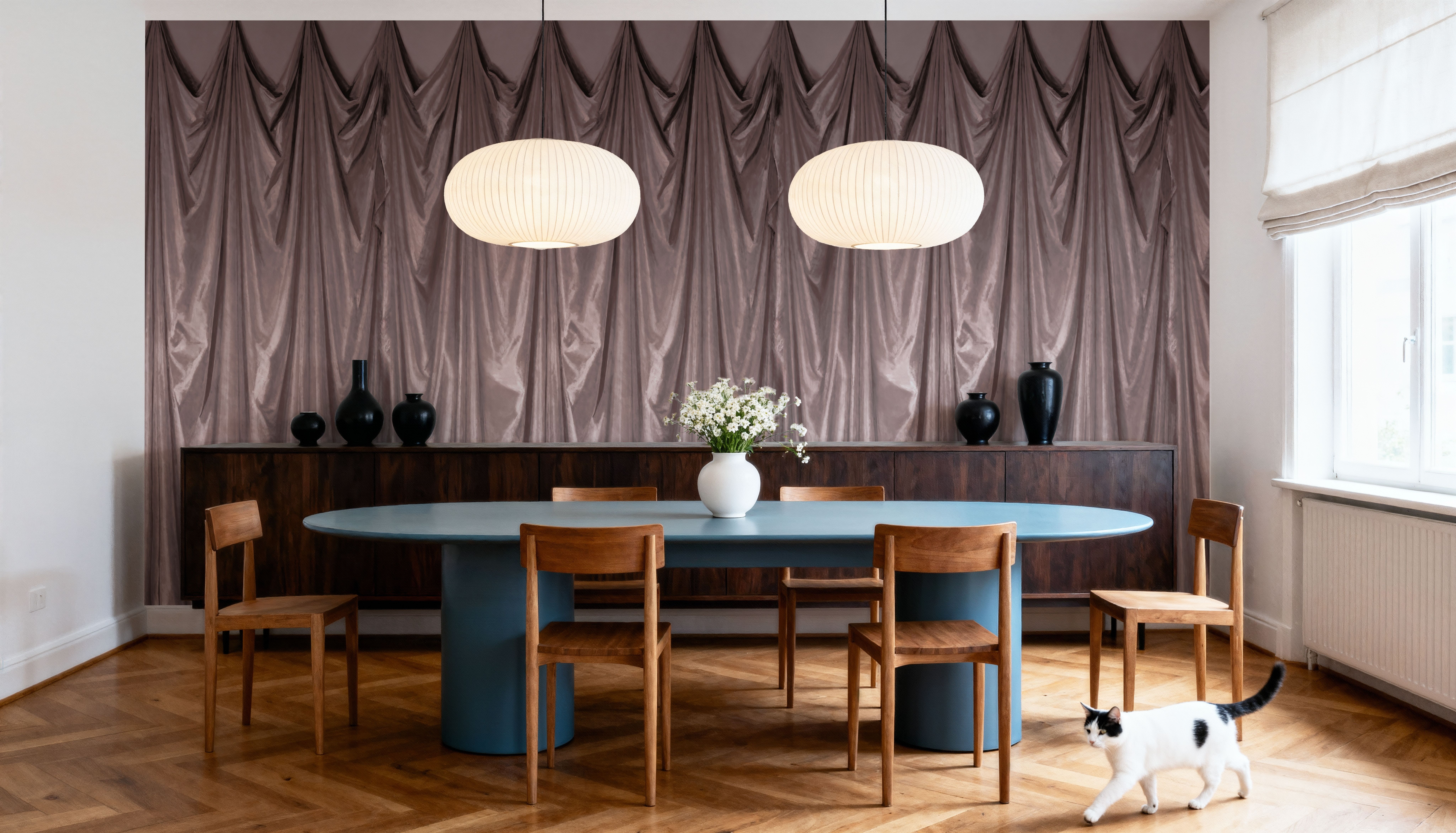 Medici Drapes, Dusty Rose