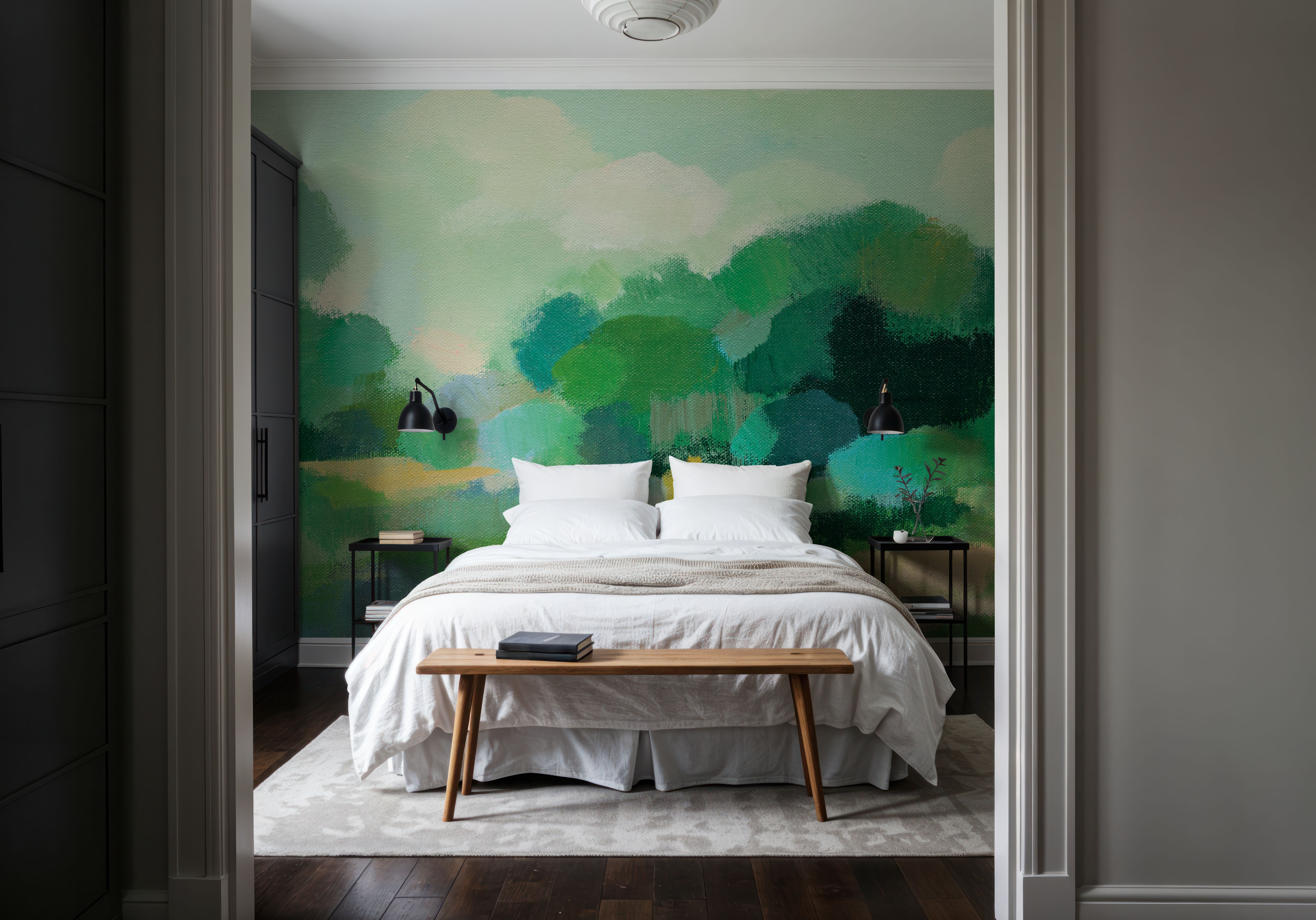 Spring Green I, Tapeten