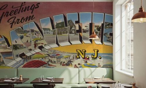 Greetings from Lavallette - Screenprint Postcard