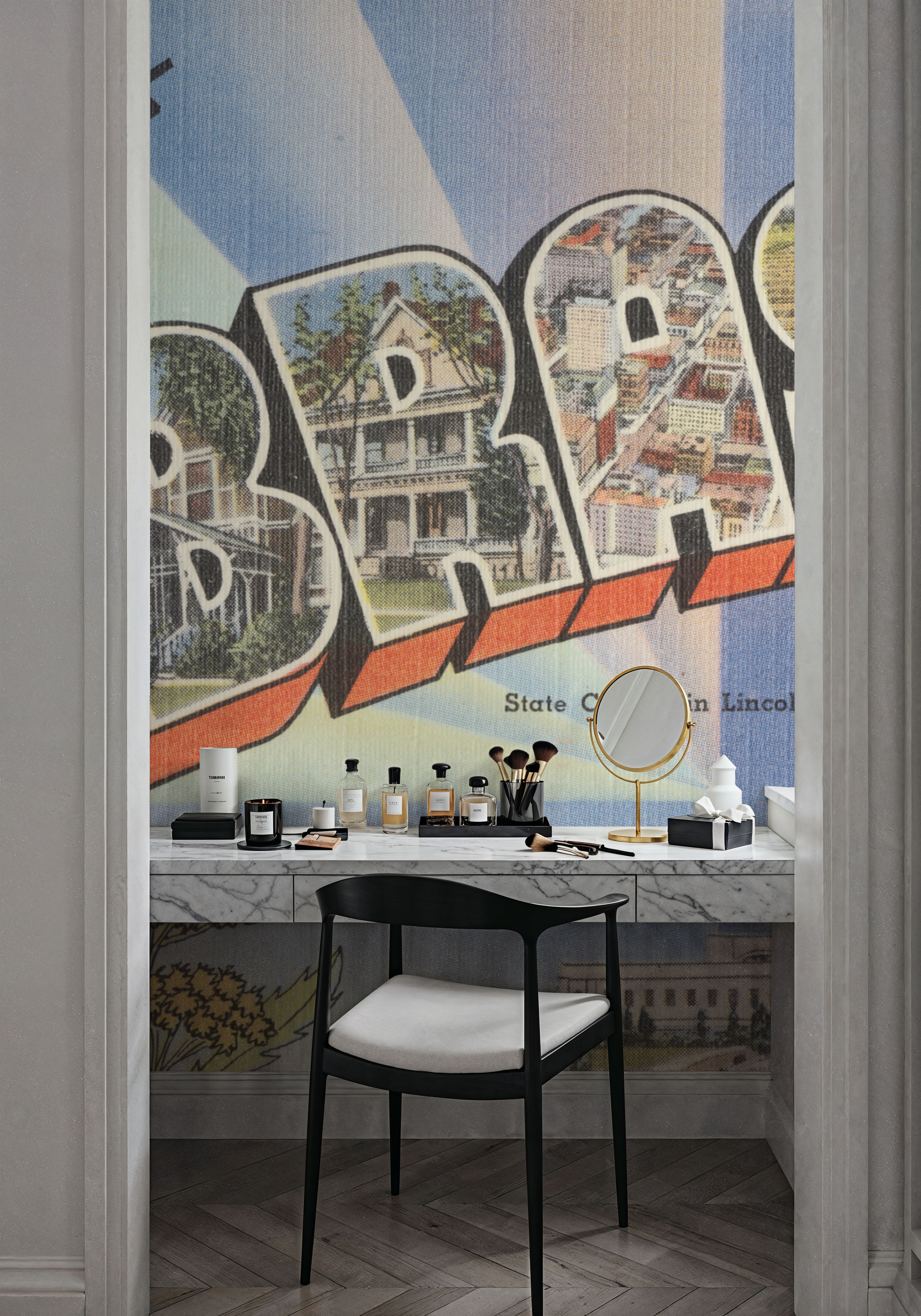 Greetings from Nebraska - Screenprint Postcard