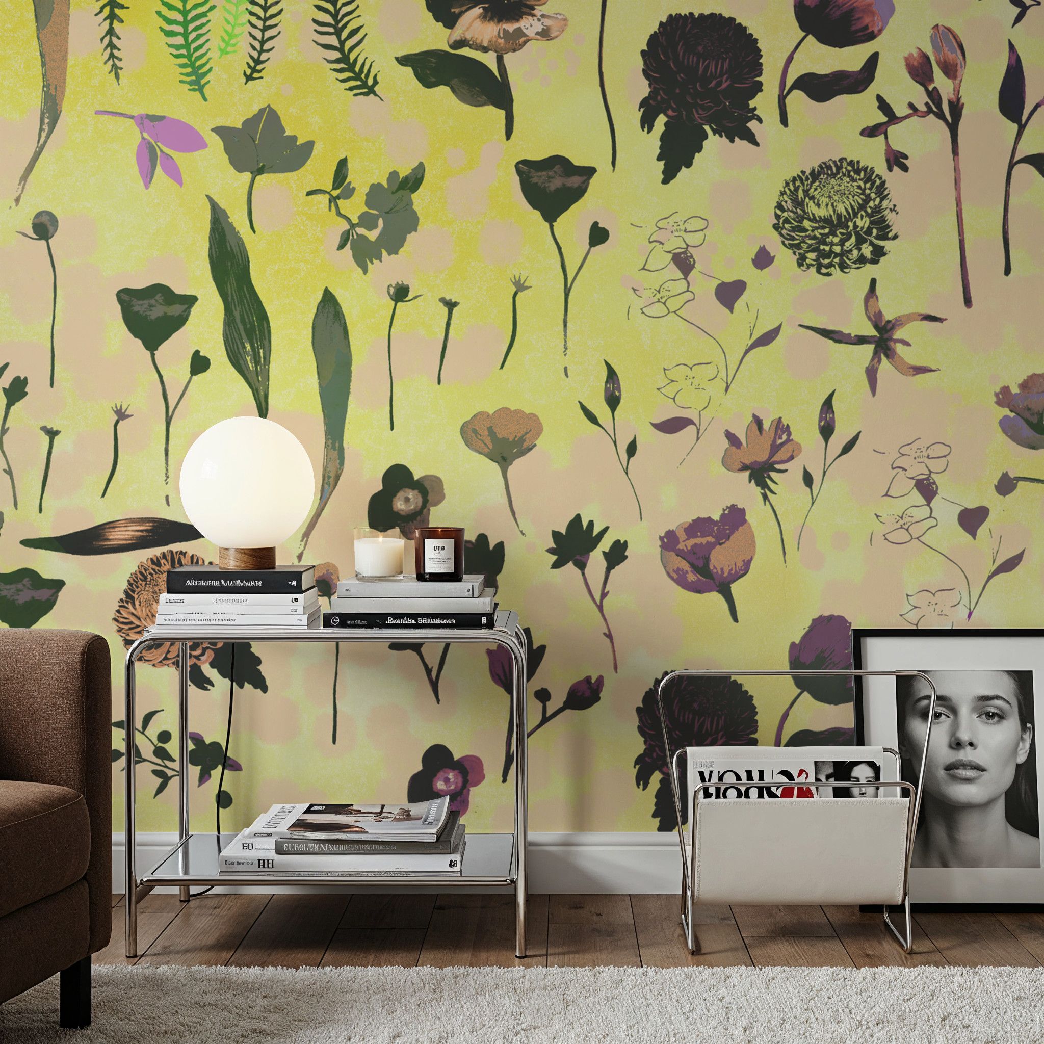 Floral Dream, Butter Yellow