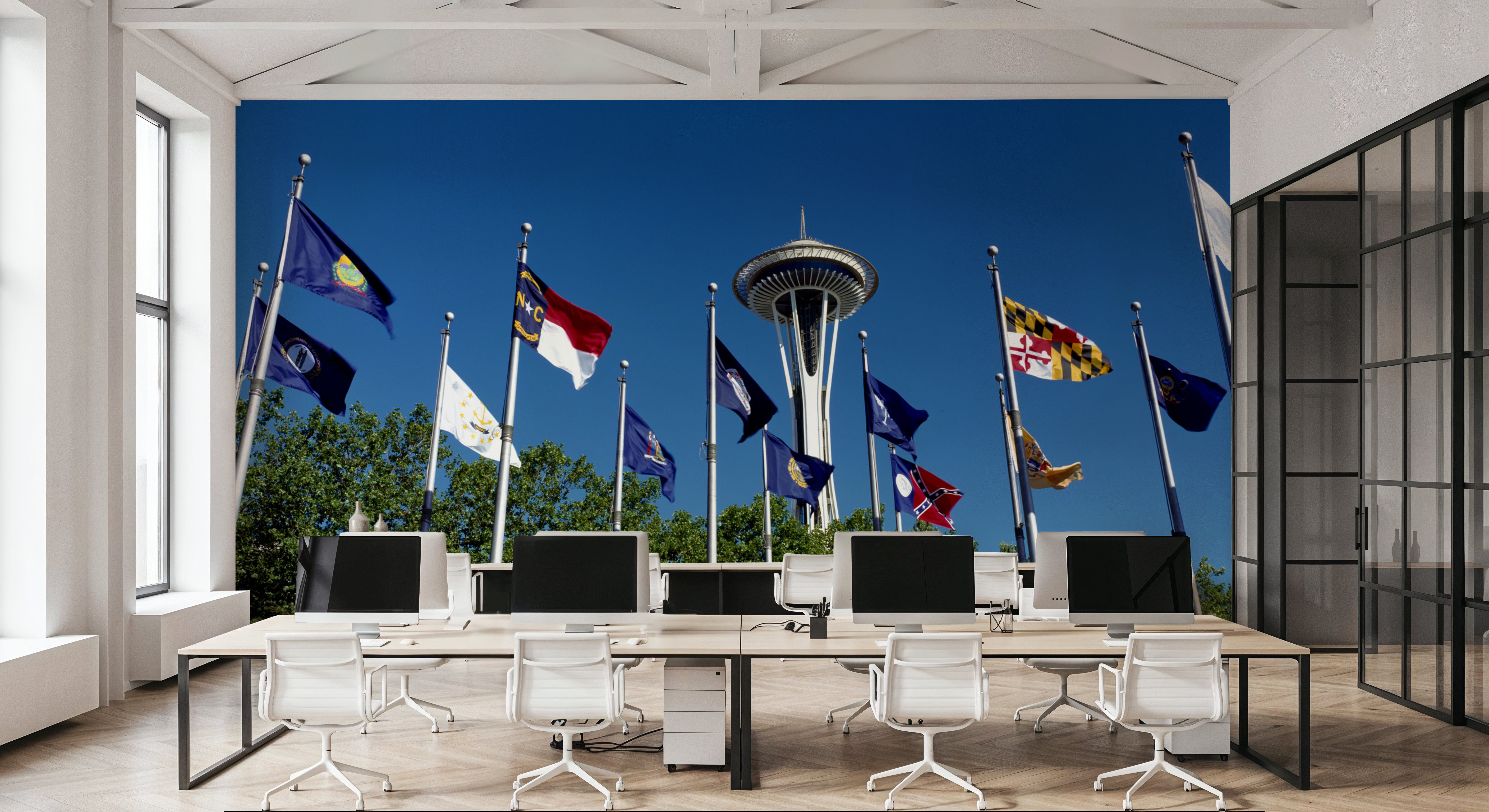 Seattle Flags Panorama