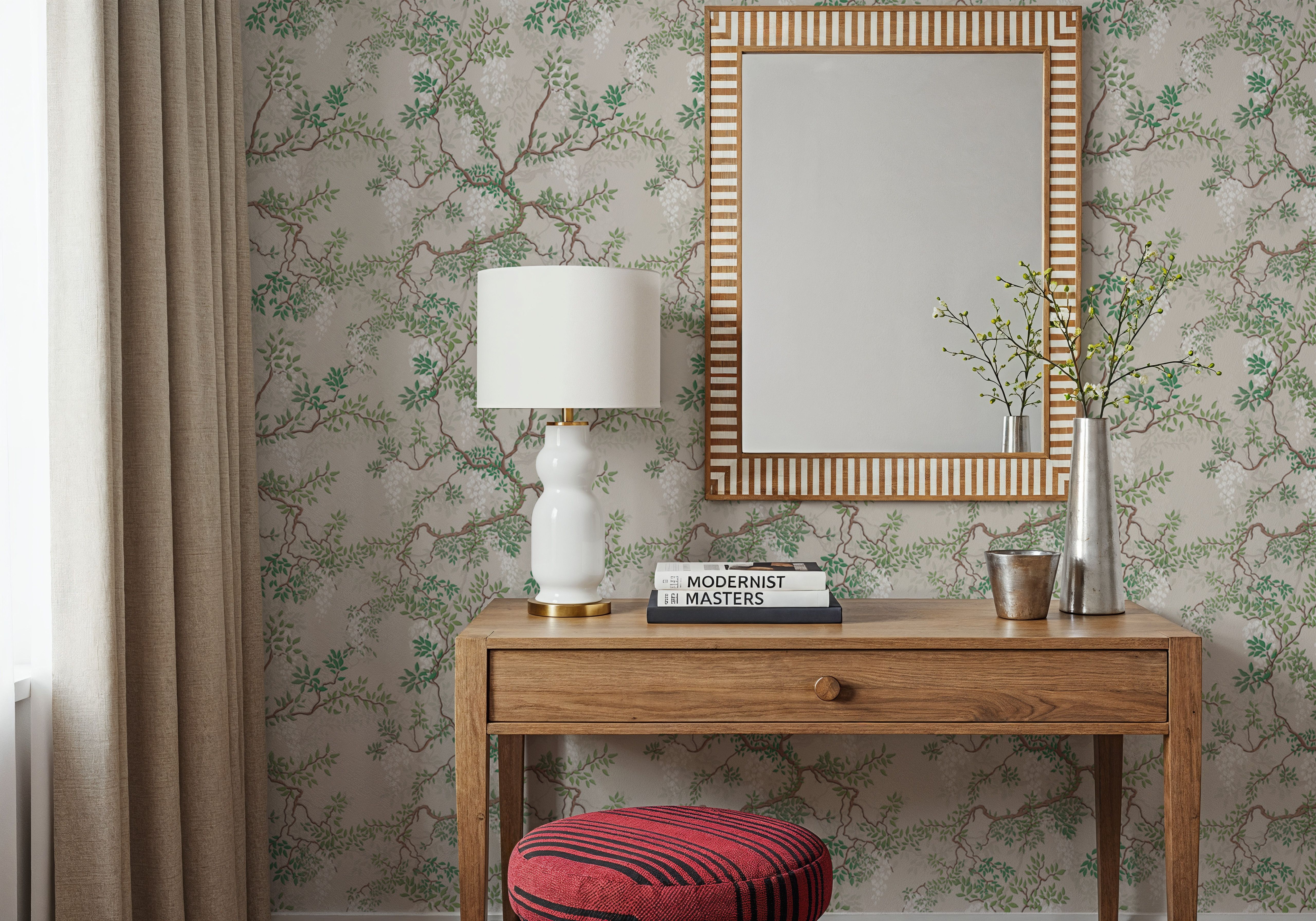 Climbing Wisteria, Greige