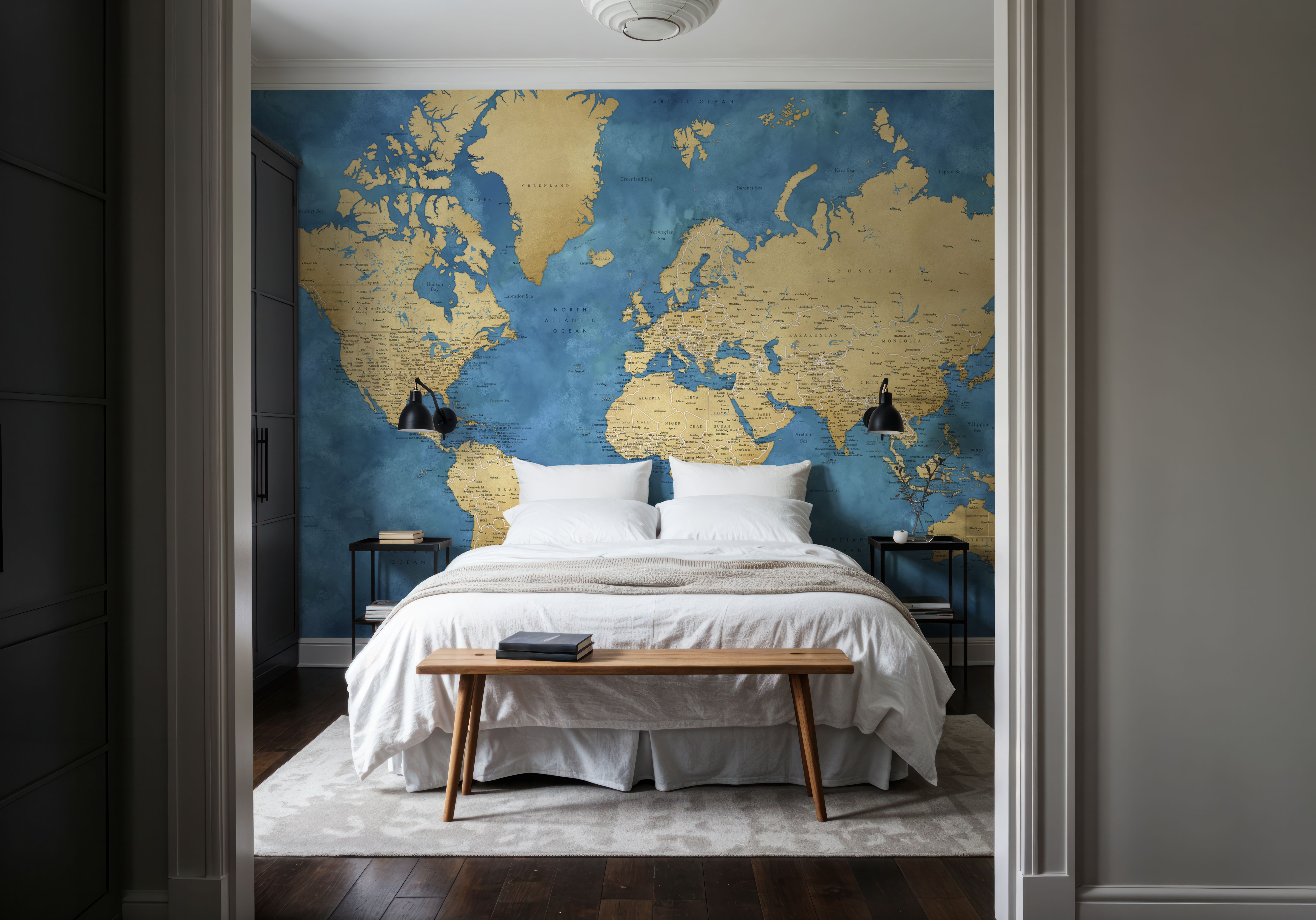 World Map Cities - Ernest
