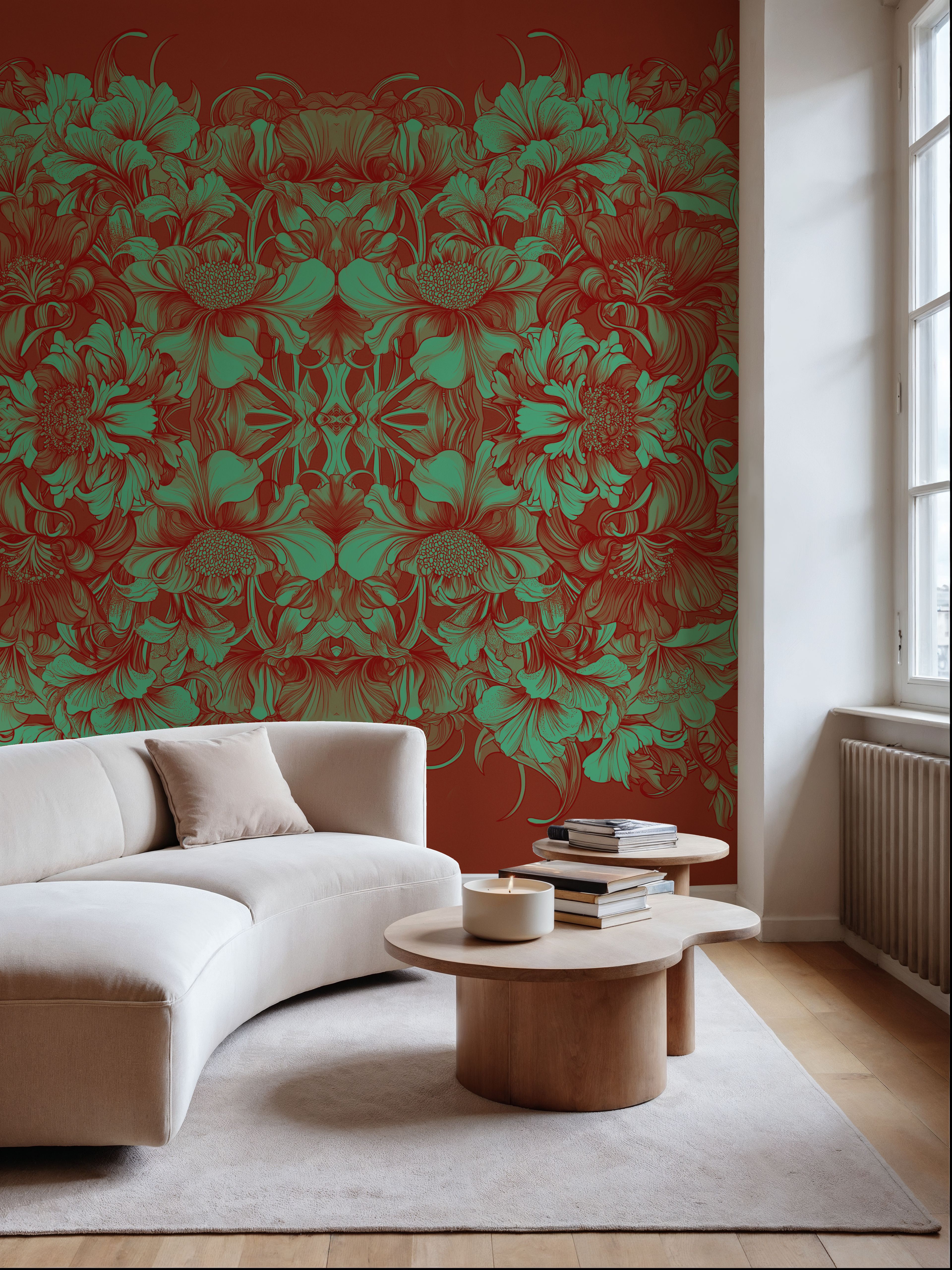 Scandi Flower Ceiling VI