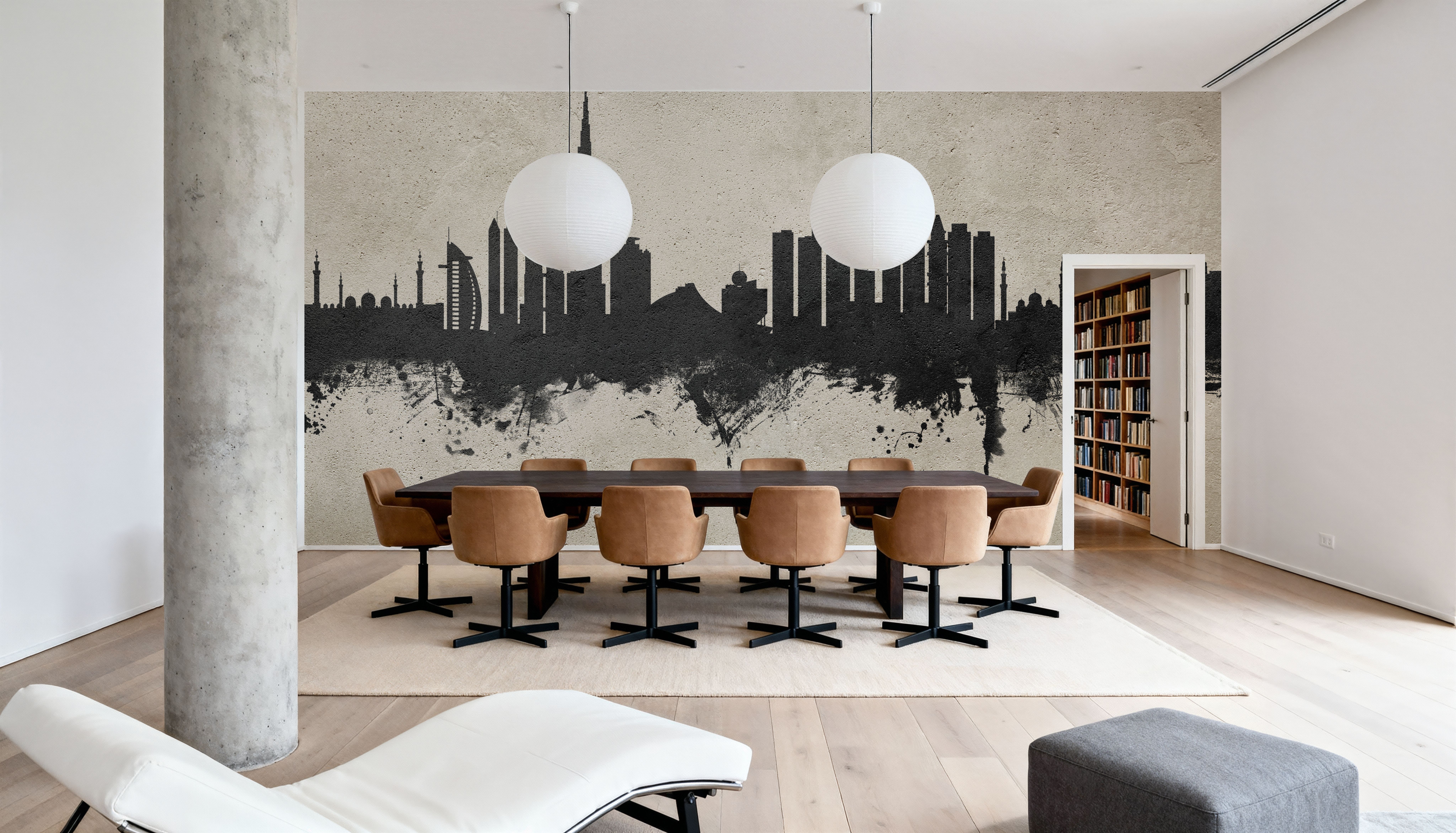 Dubai Skyline Concrete