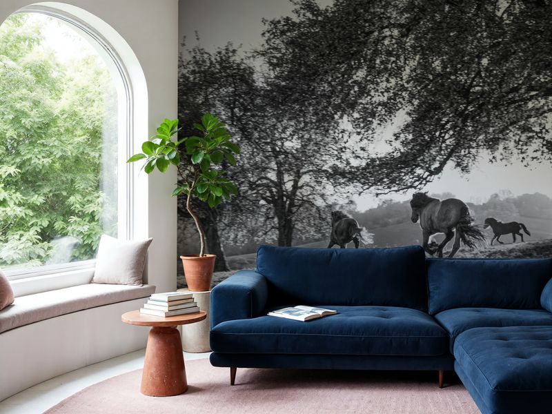 Sprint Mural Examples Woodland Sprint mural 100% PVC-fri och giftfri