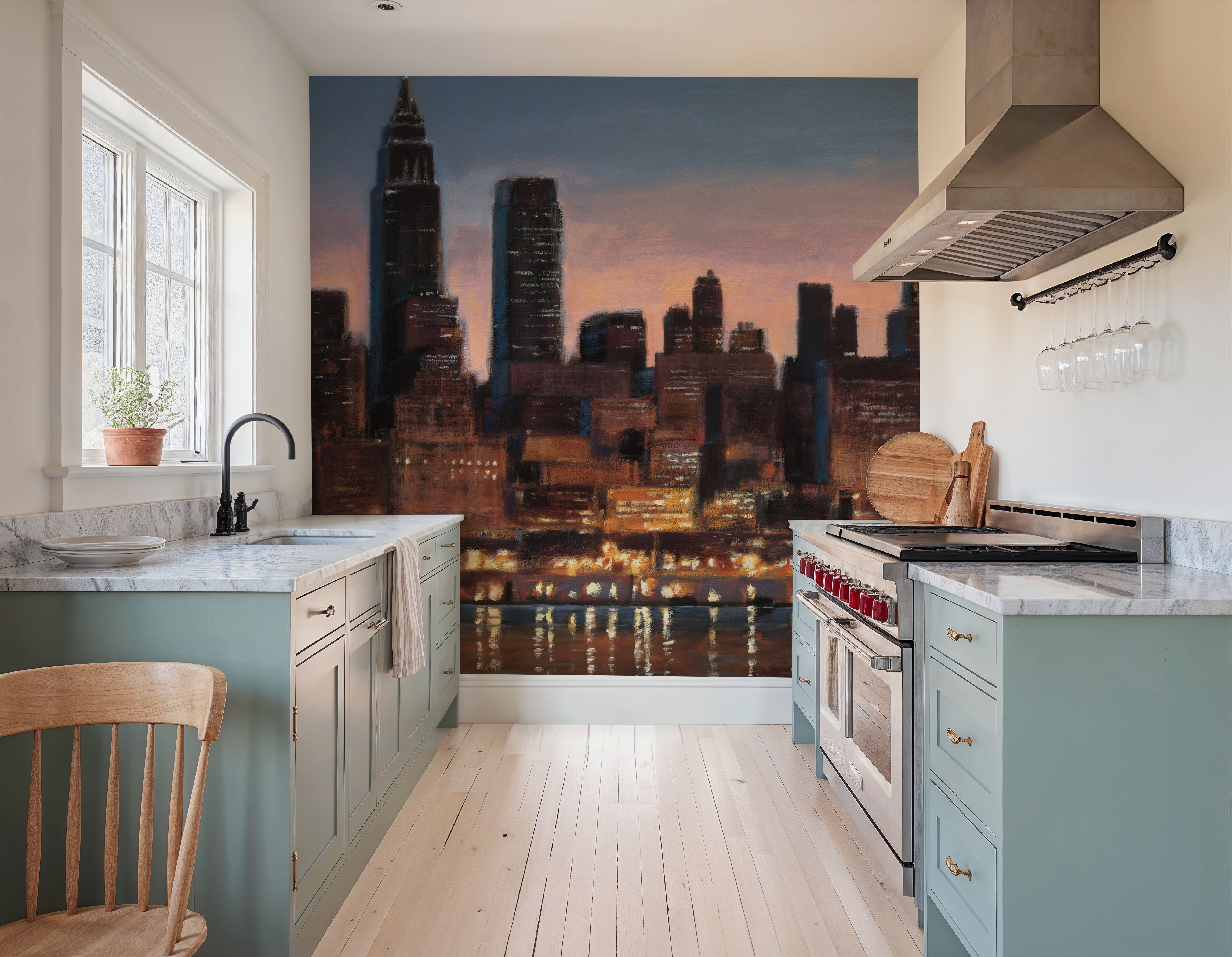 Manhattan Evening Reflection