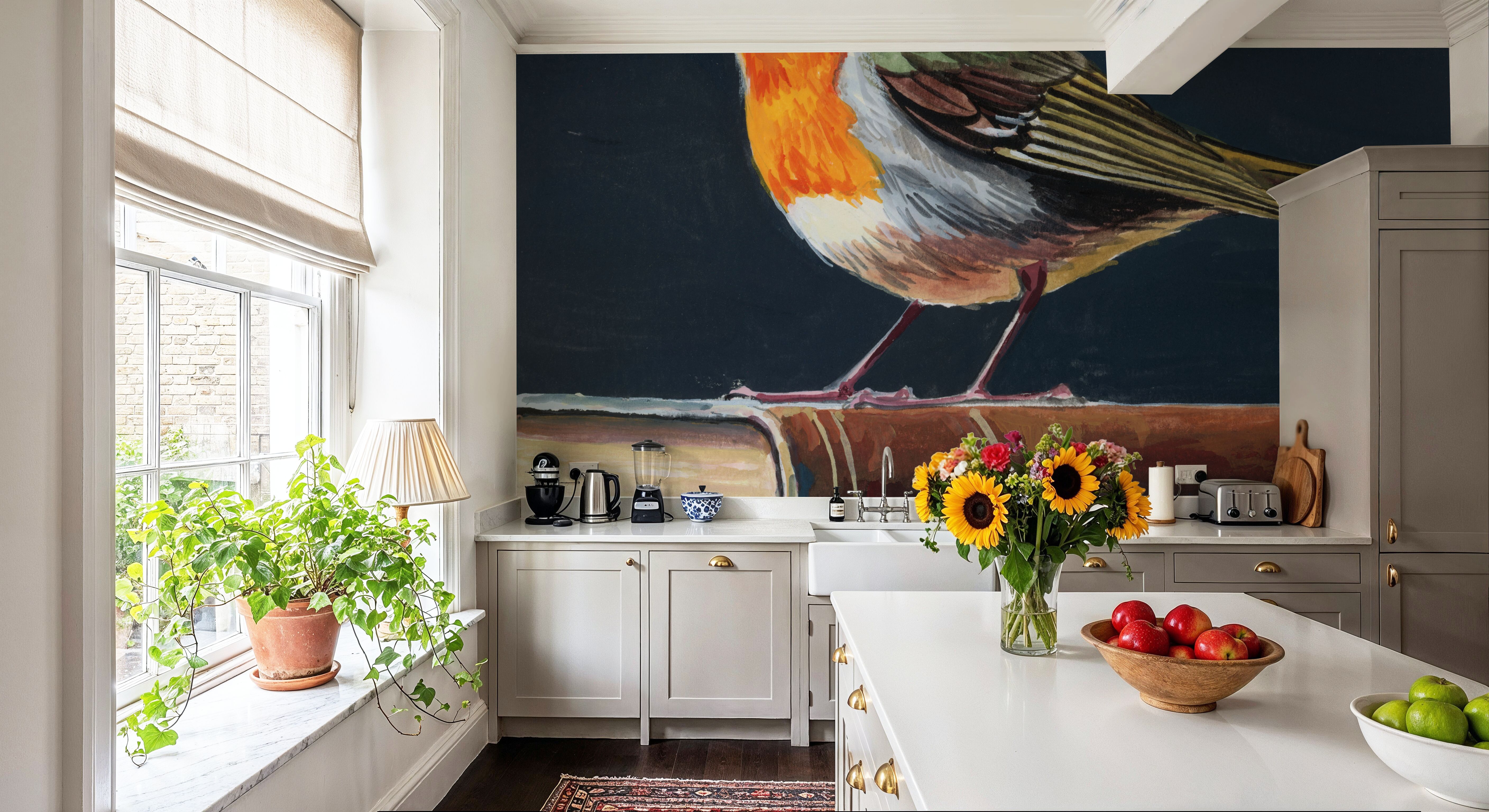 Academia Bird Study, Wallpaper