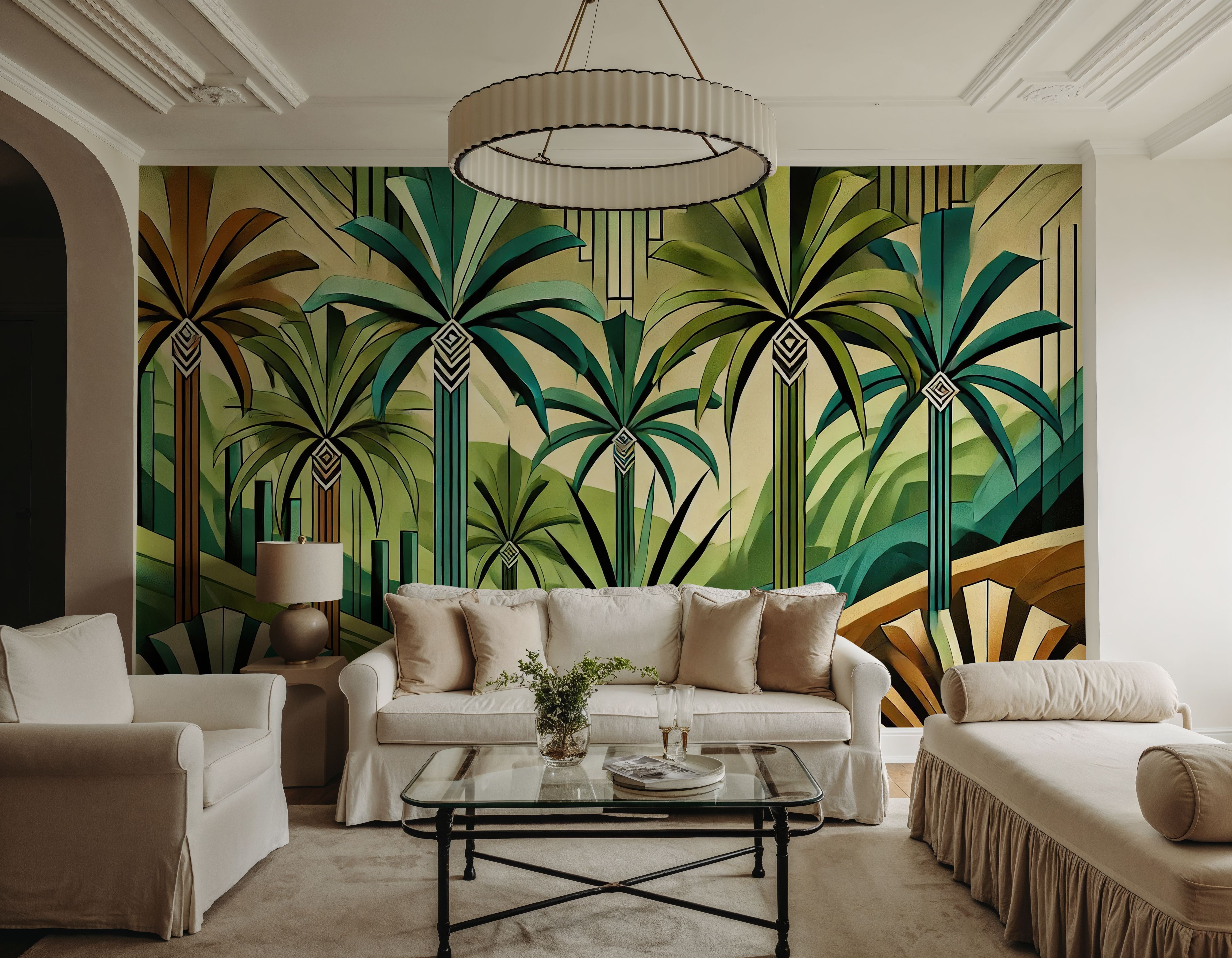 Tropical Art Deco Oasis