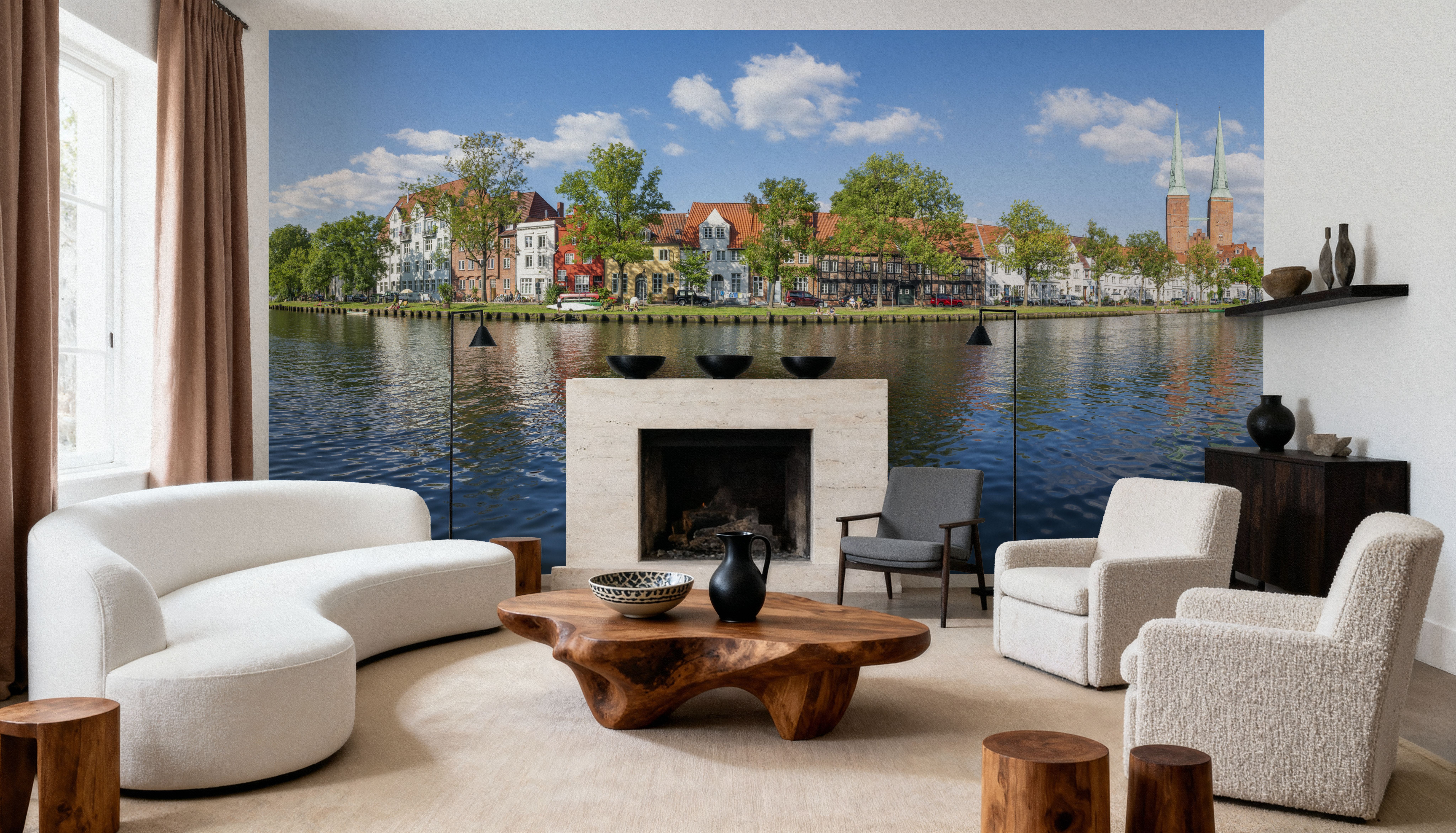 Old Town Lübeck, Wallpaper