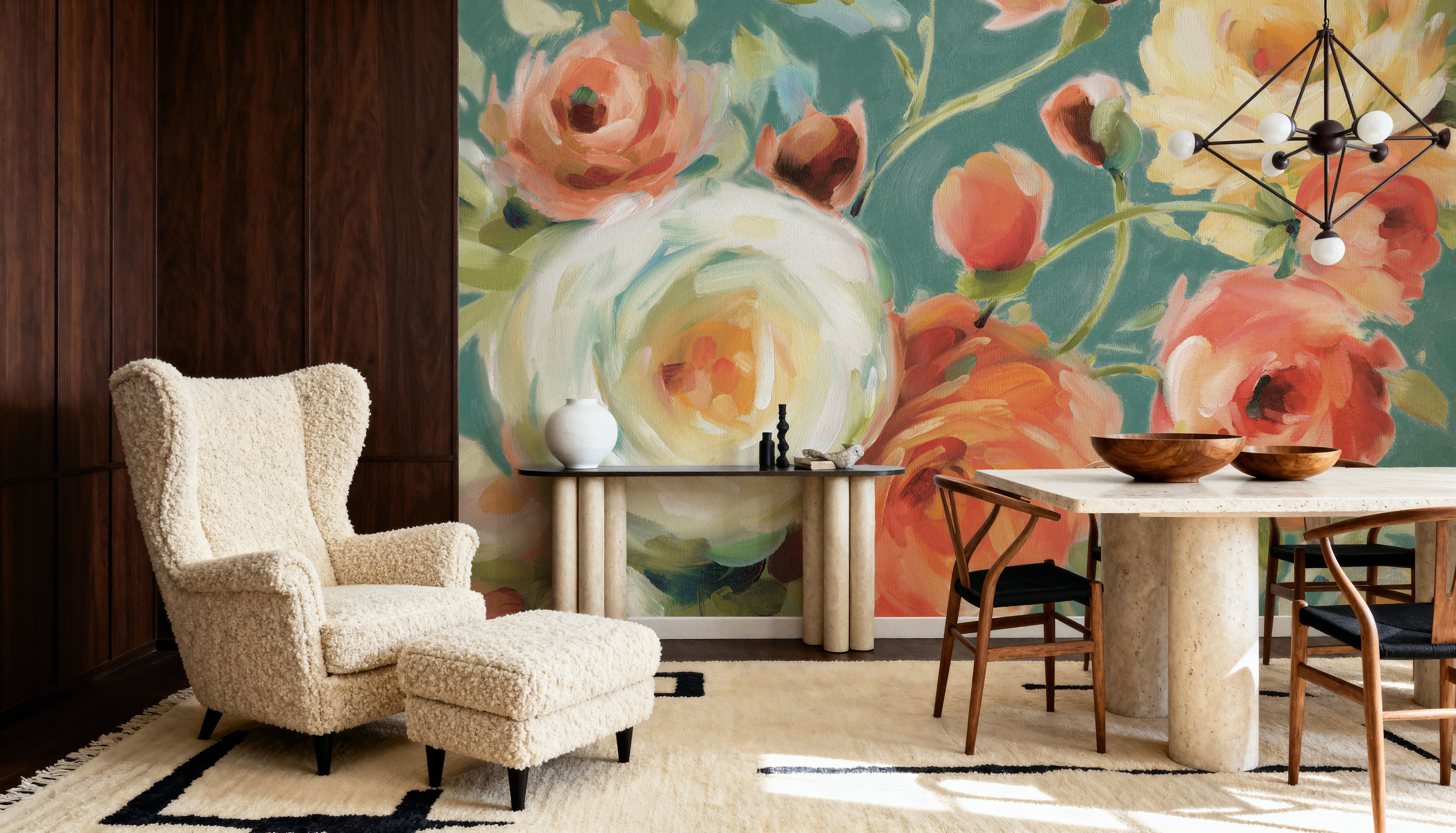 Florabundance I Autumn Teal