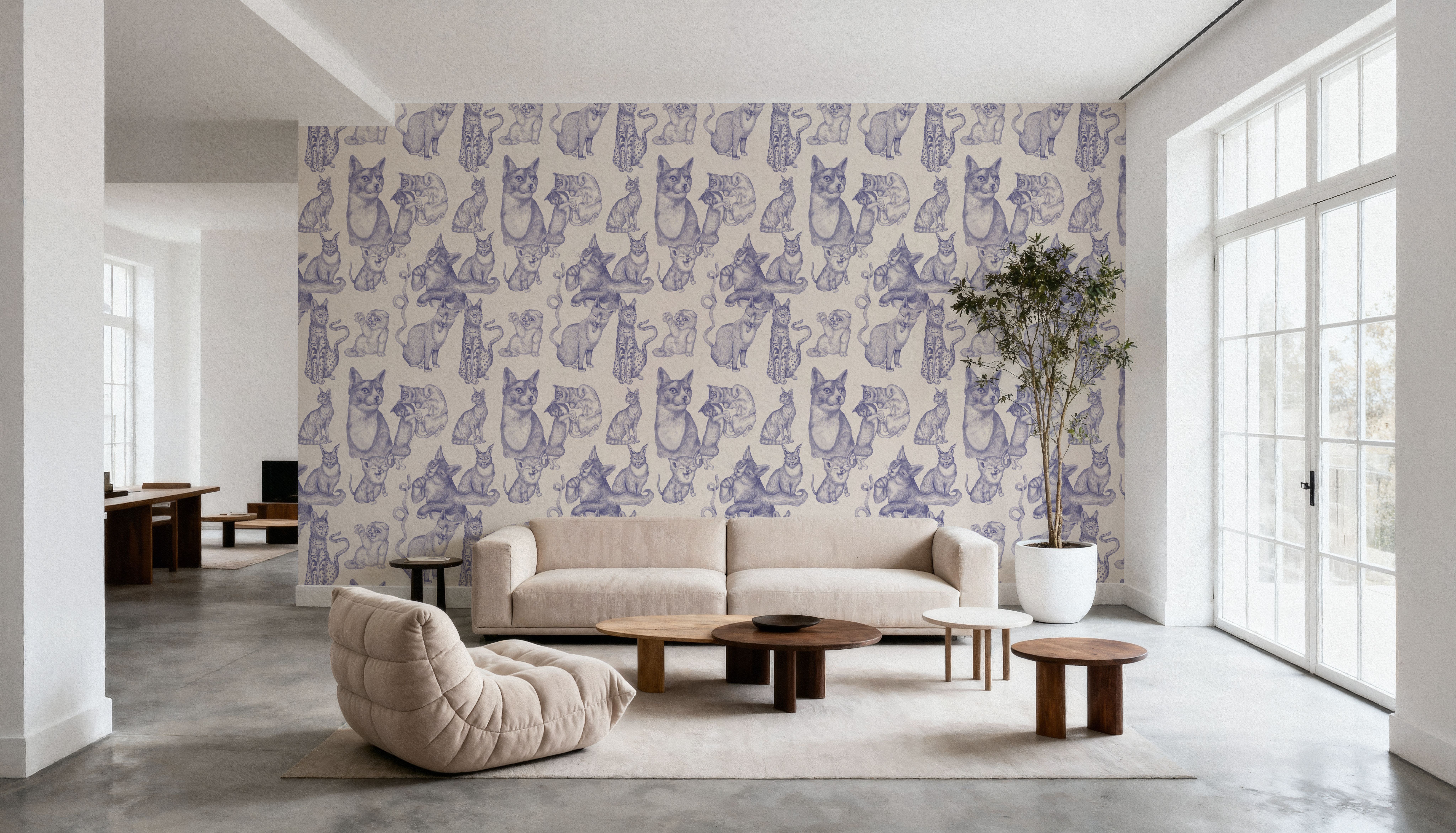 Cat Lounge, Blue