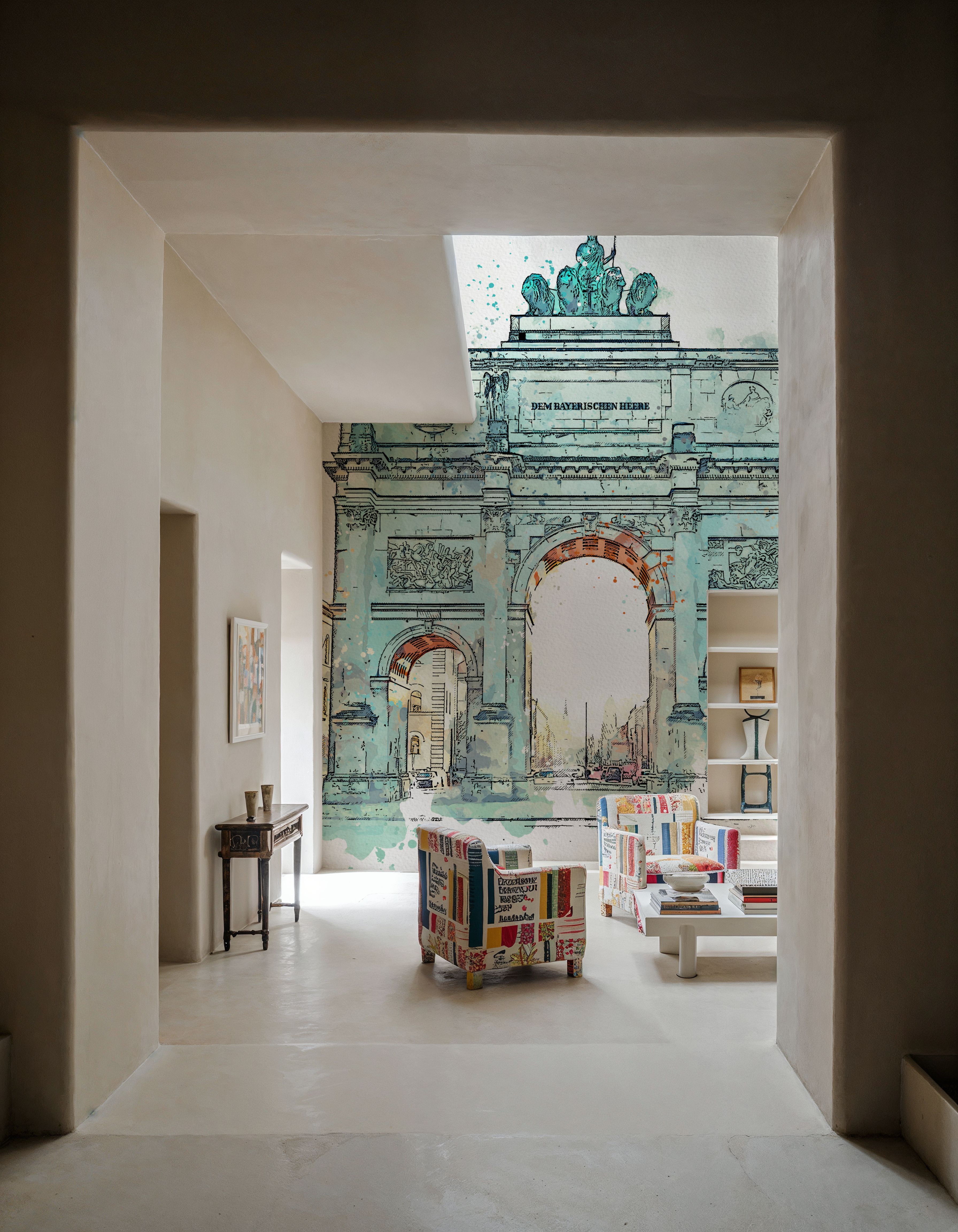 Victory Gate Siegestor in Munich