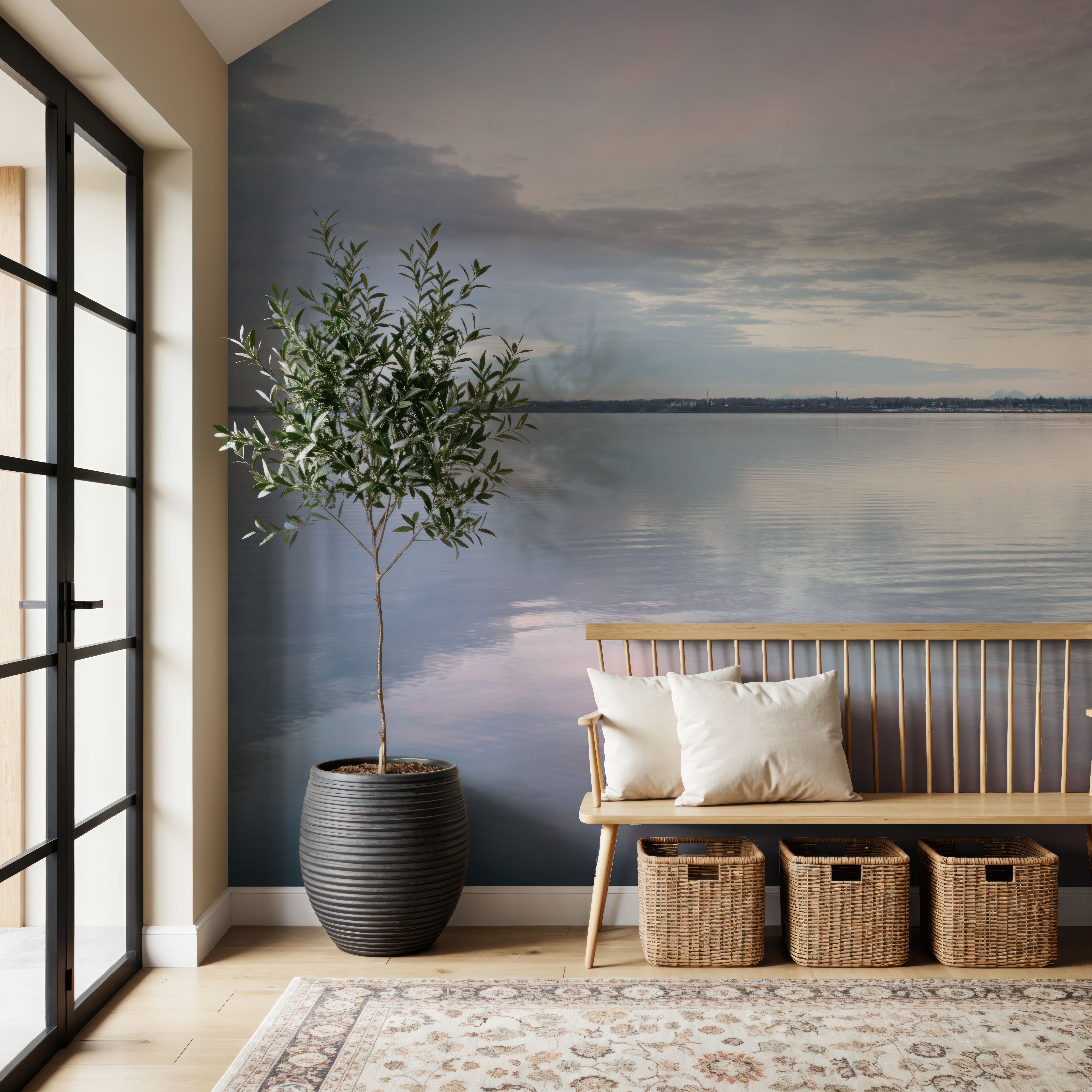 Bay Clouds Reflections