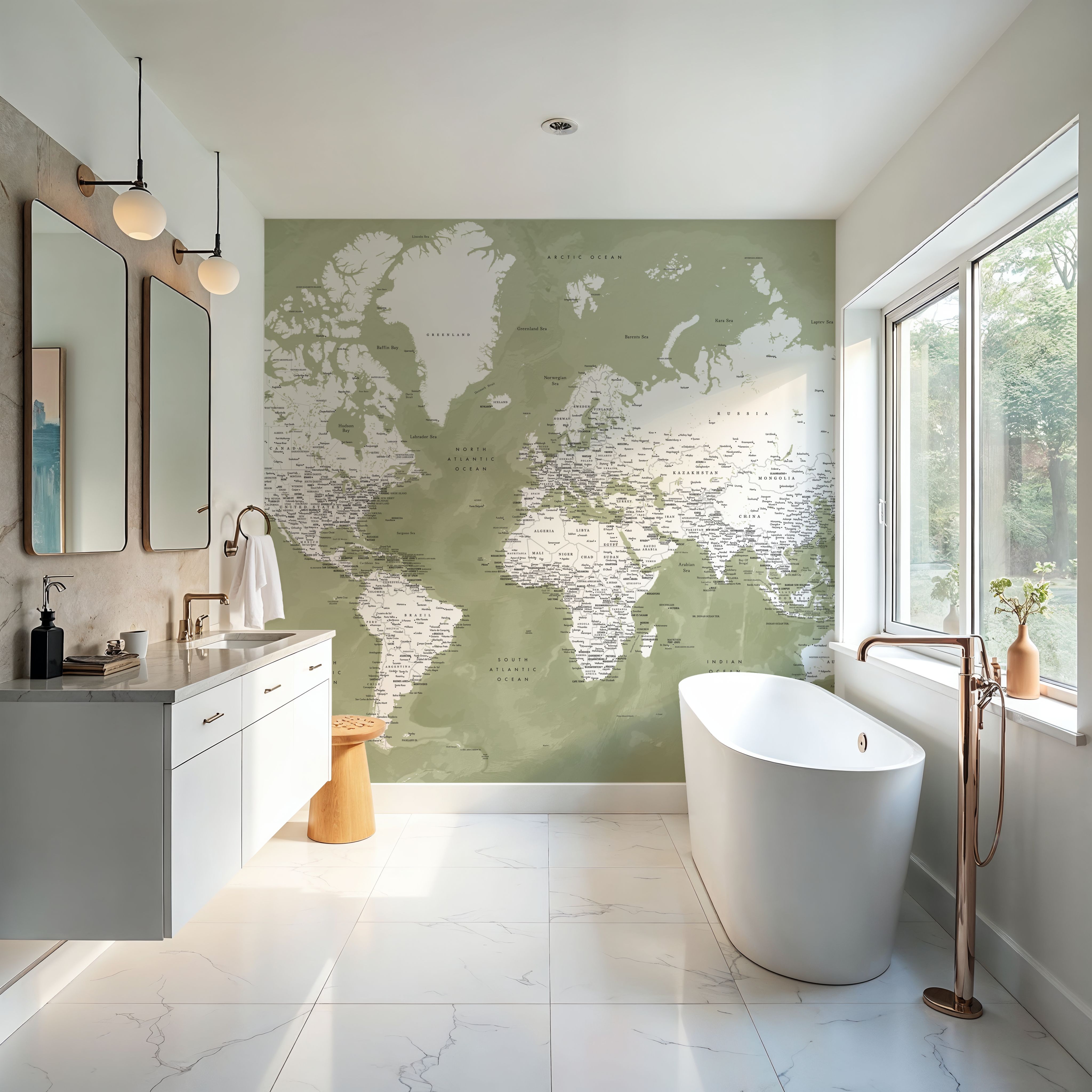 World Map Cities - Pacheco