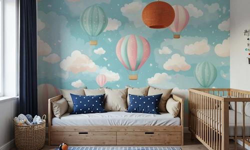 Hot Air Balloon Sunny Day