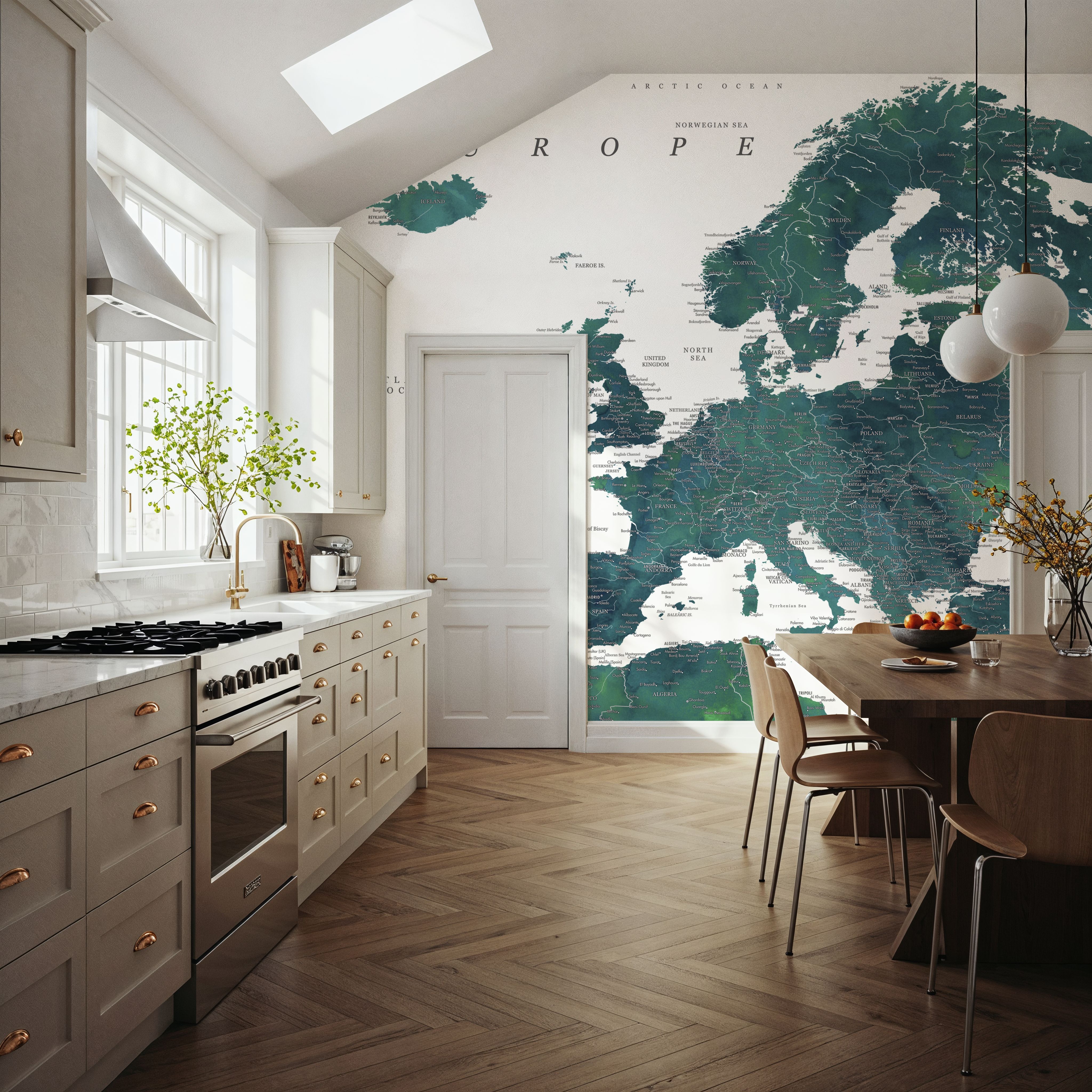 Europe Map Detailed - Nyla