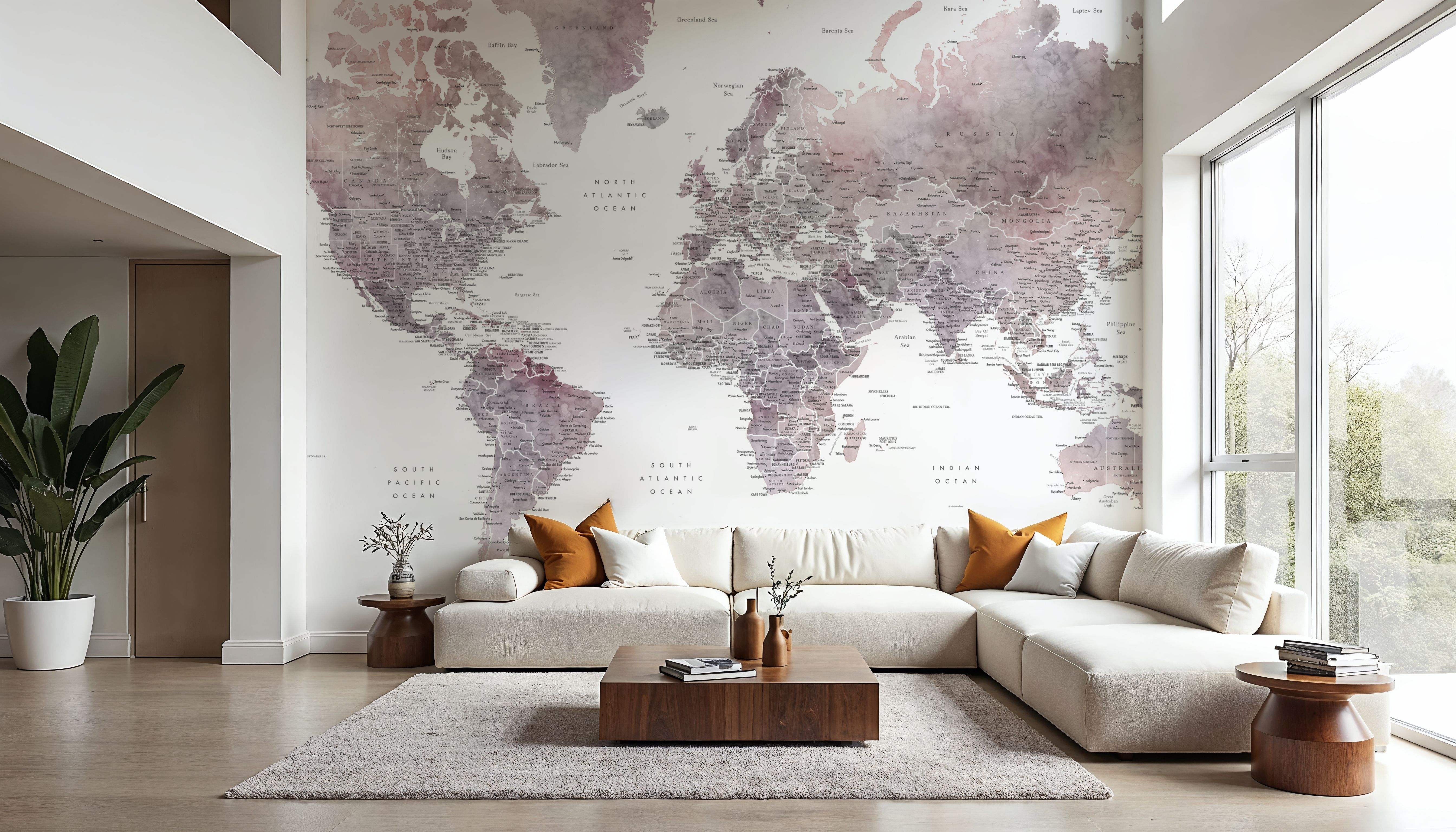 World Map Cities - Noelie