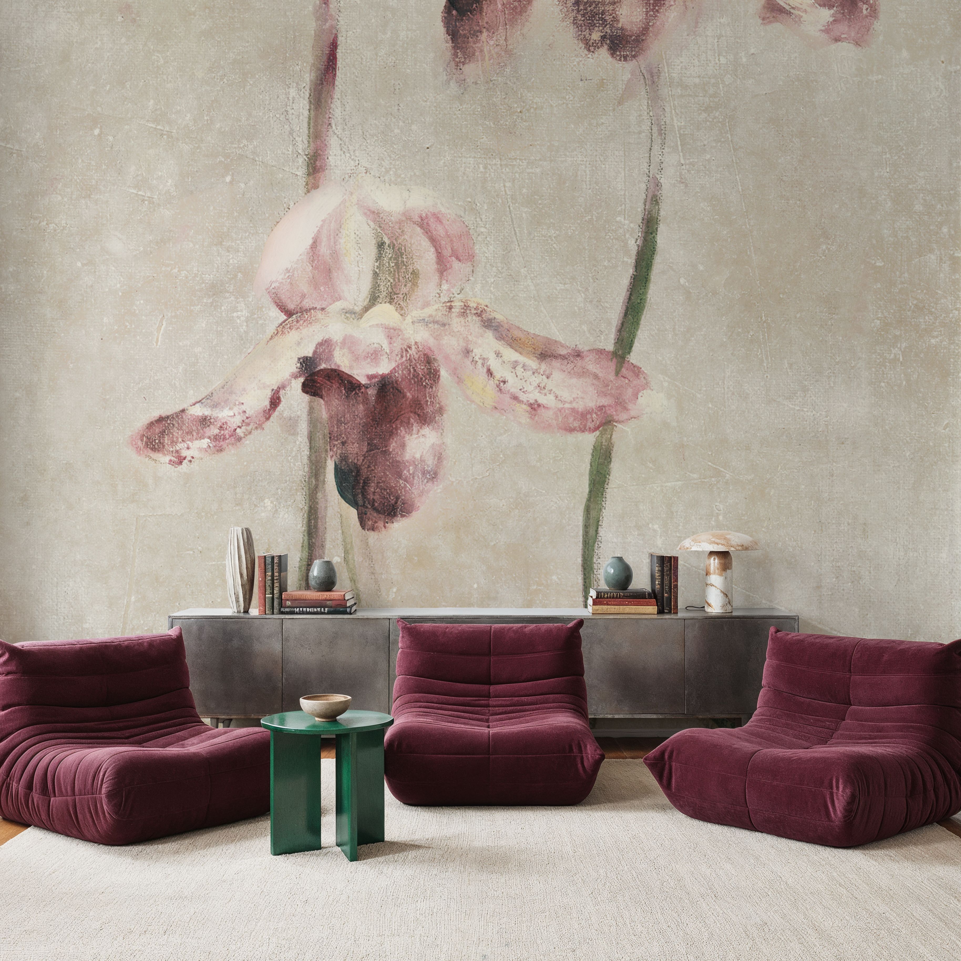 Light Purple Dancing Orchid Panel I