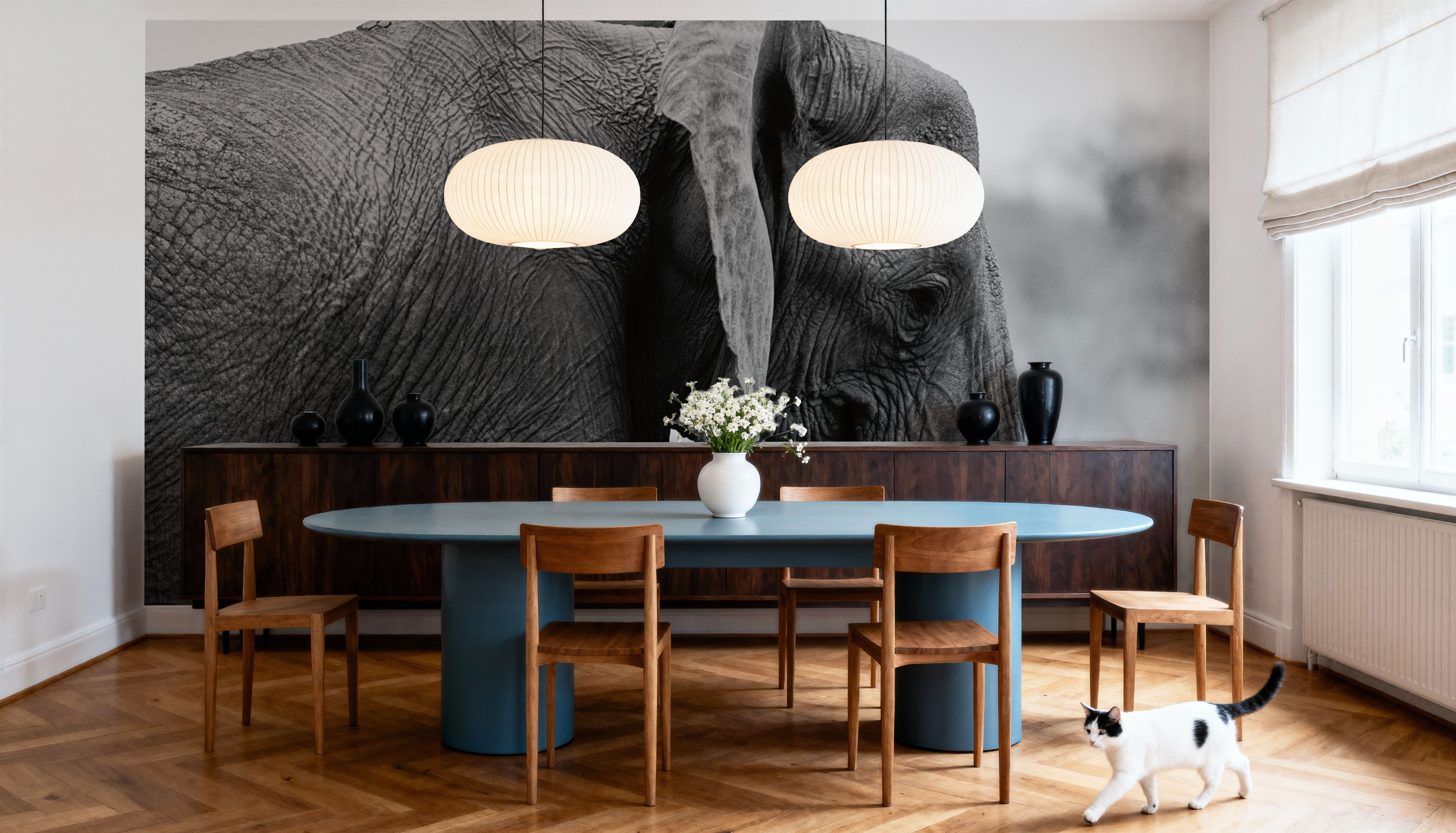 Ellie Side Profile BW