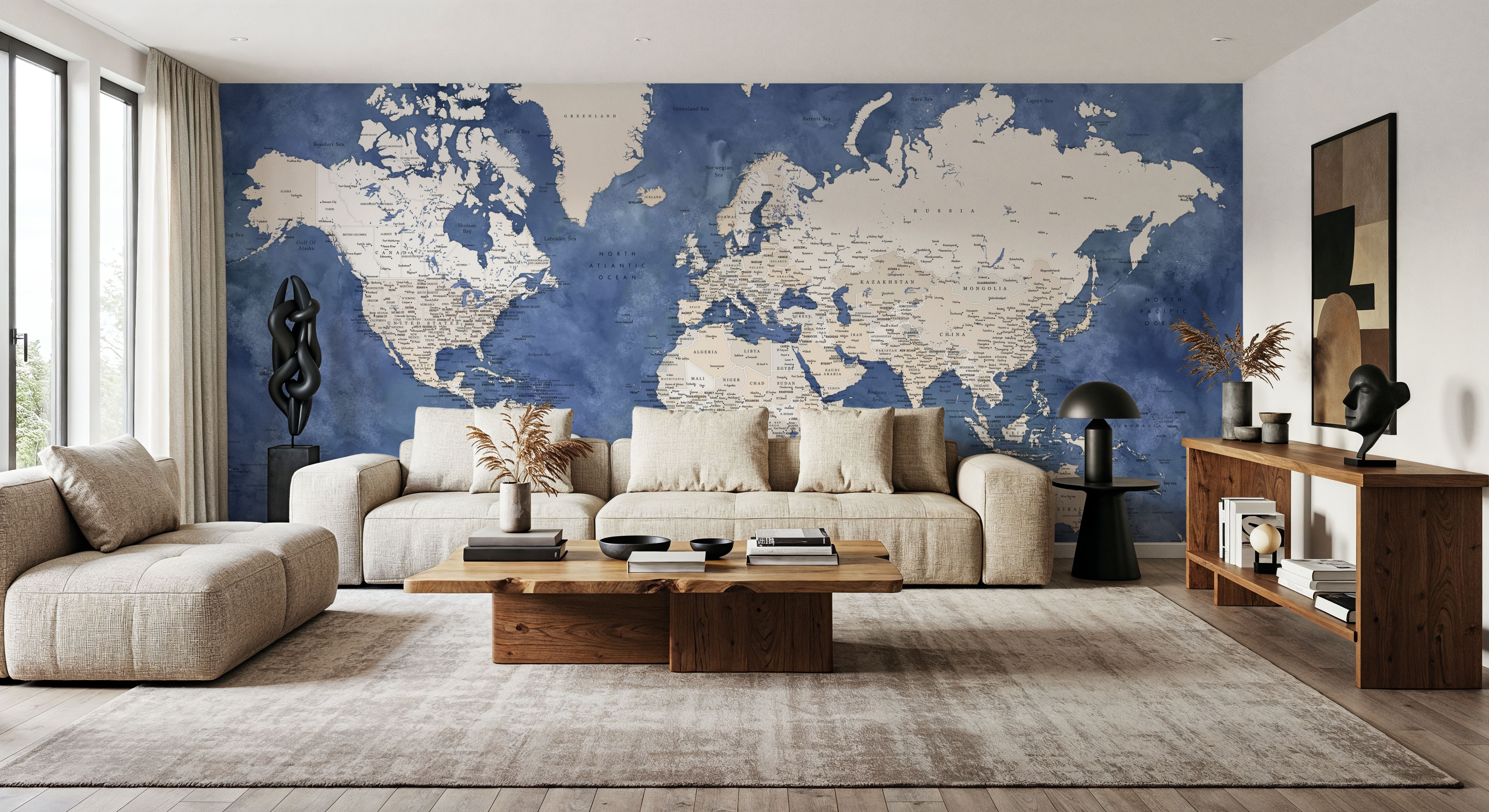 World Map Cities - Sabeen