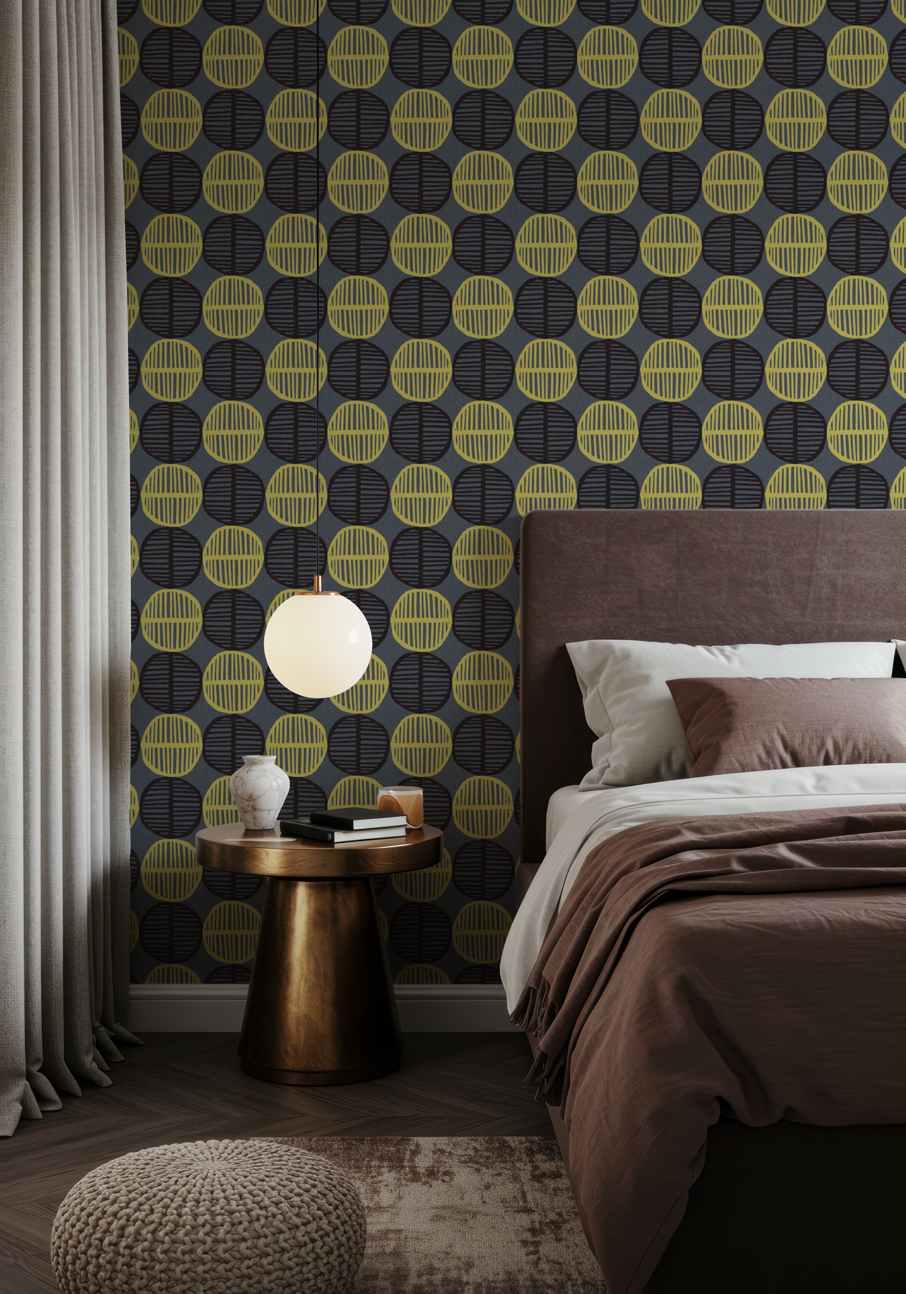 High Noon Basket, Behang