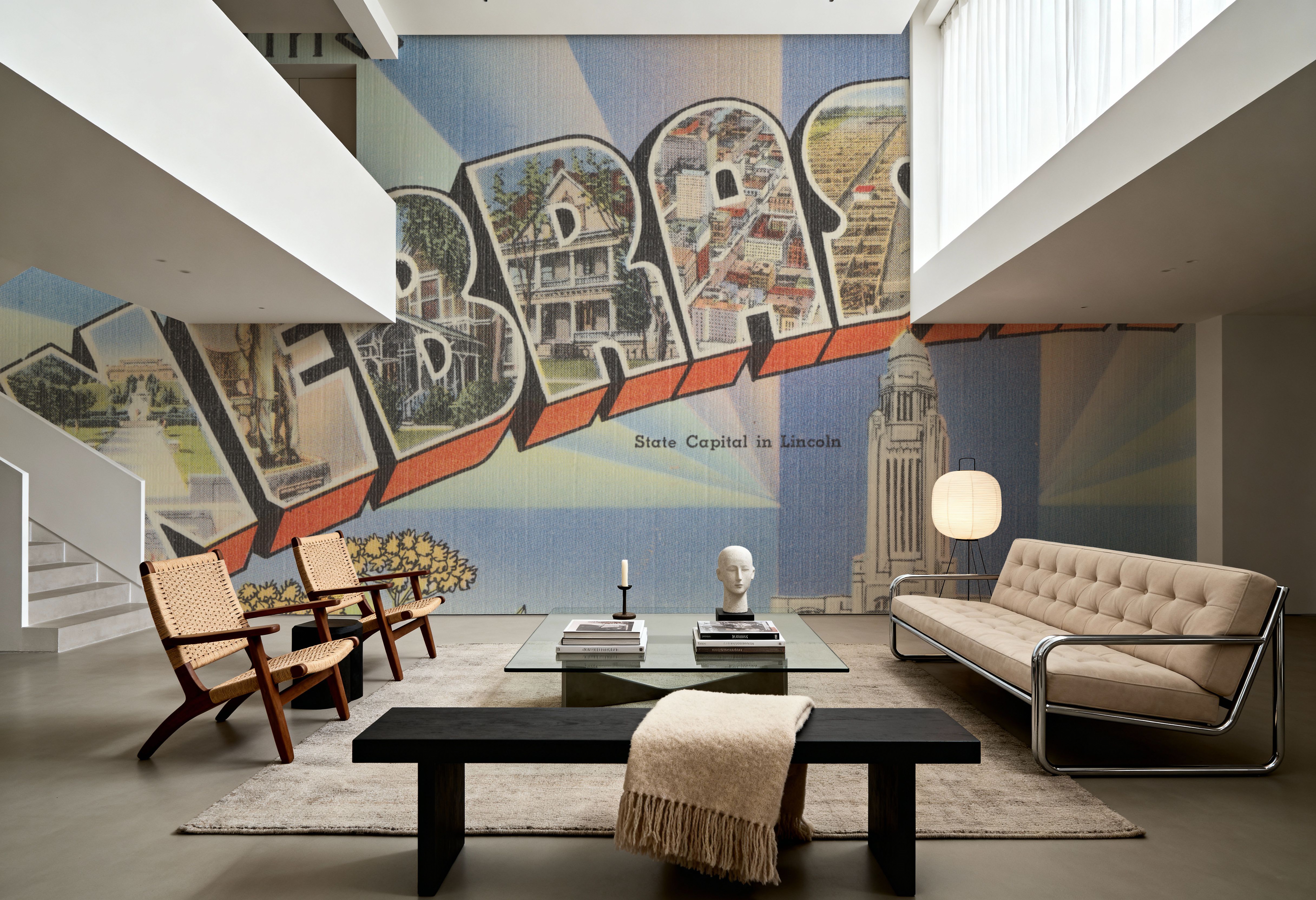 Greetings from Nebraska - Screenprint Postcard