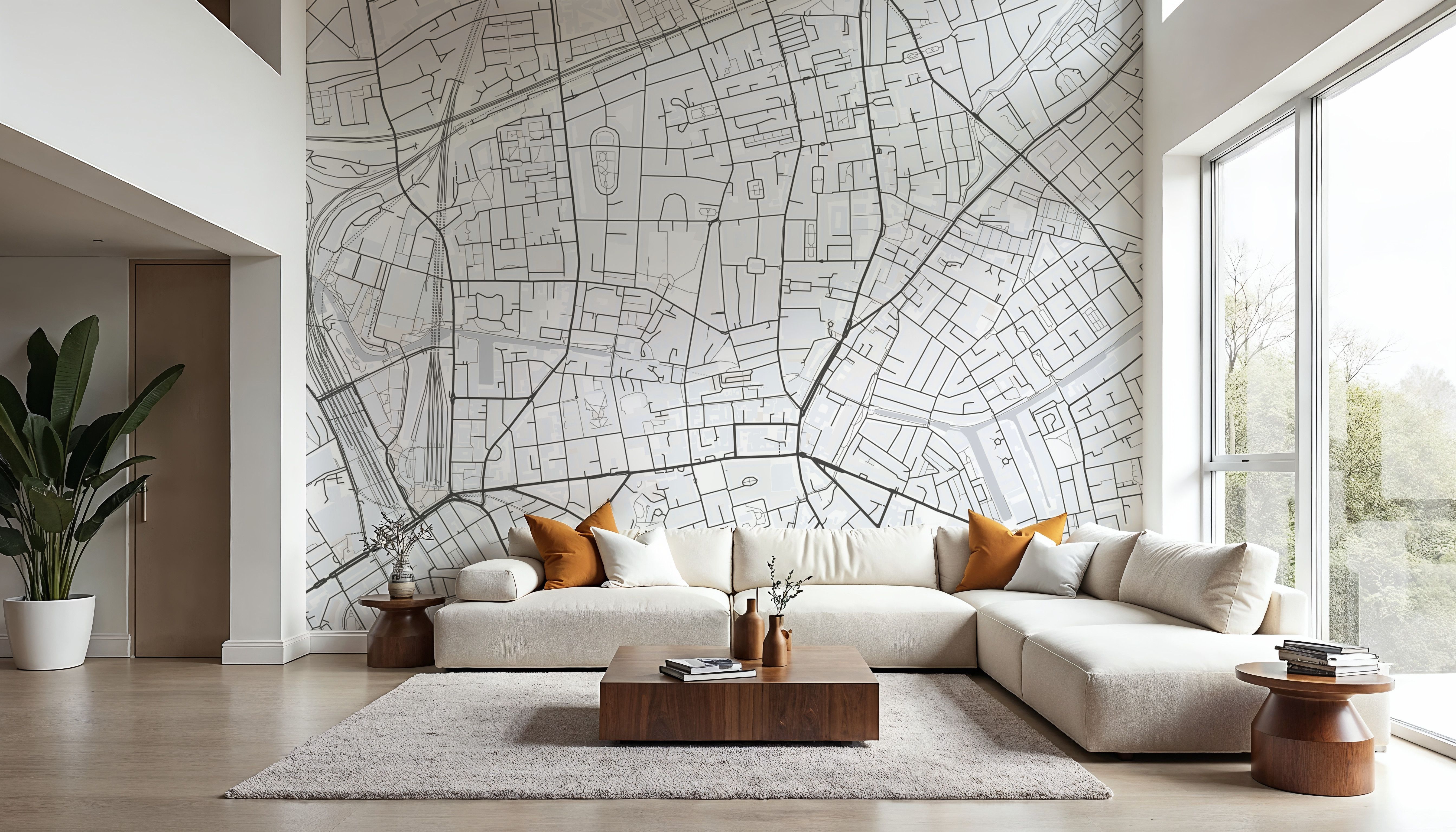 Islington White, Papel pintado