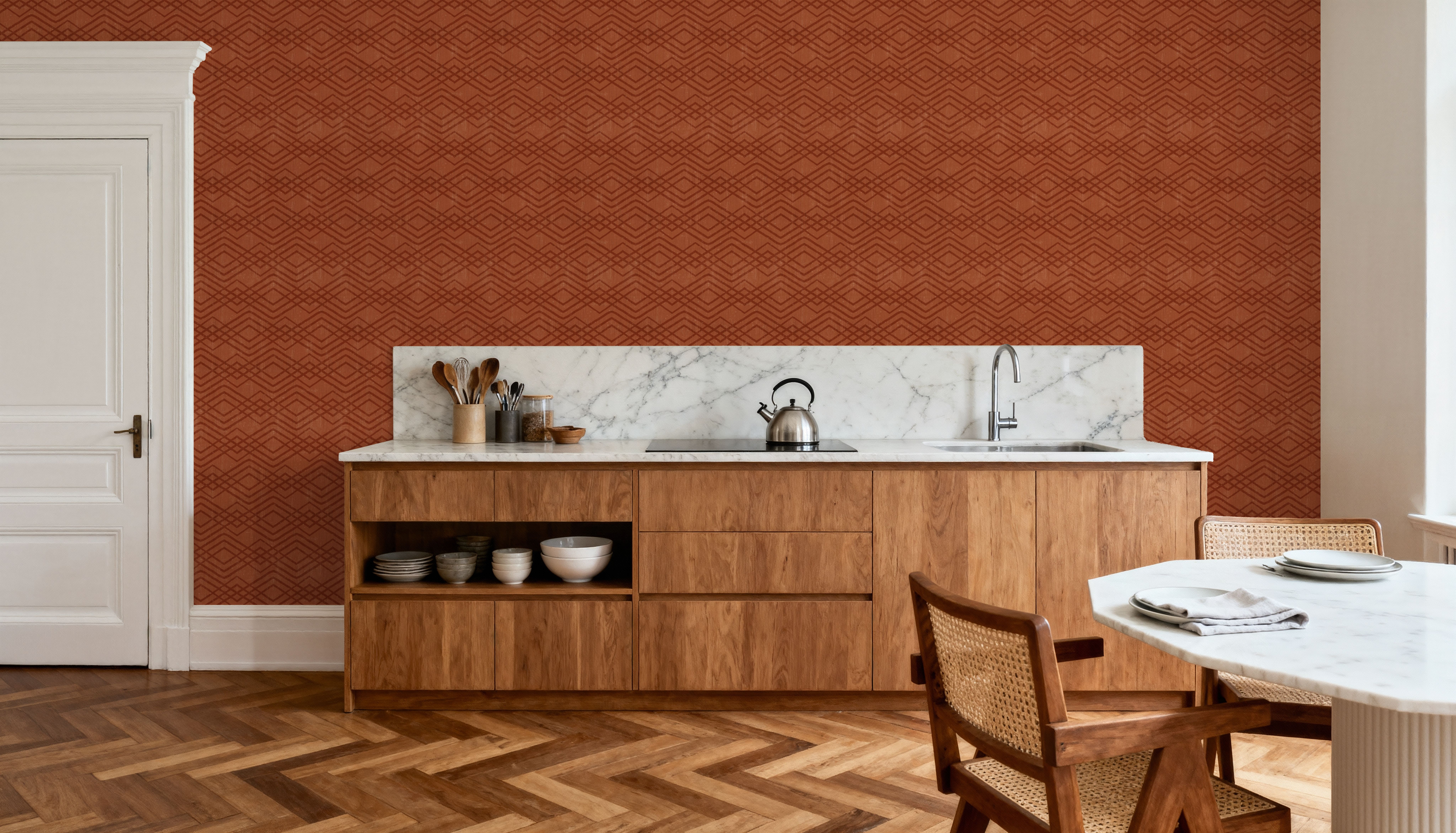 Woodland Waves Brown