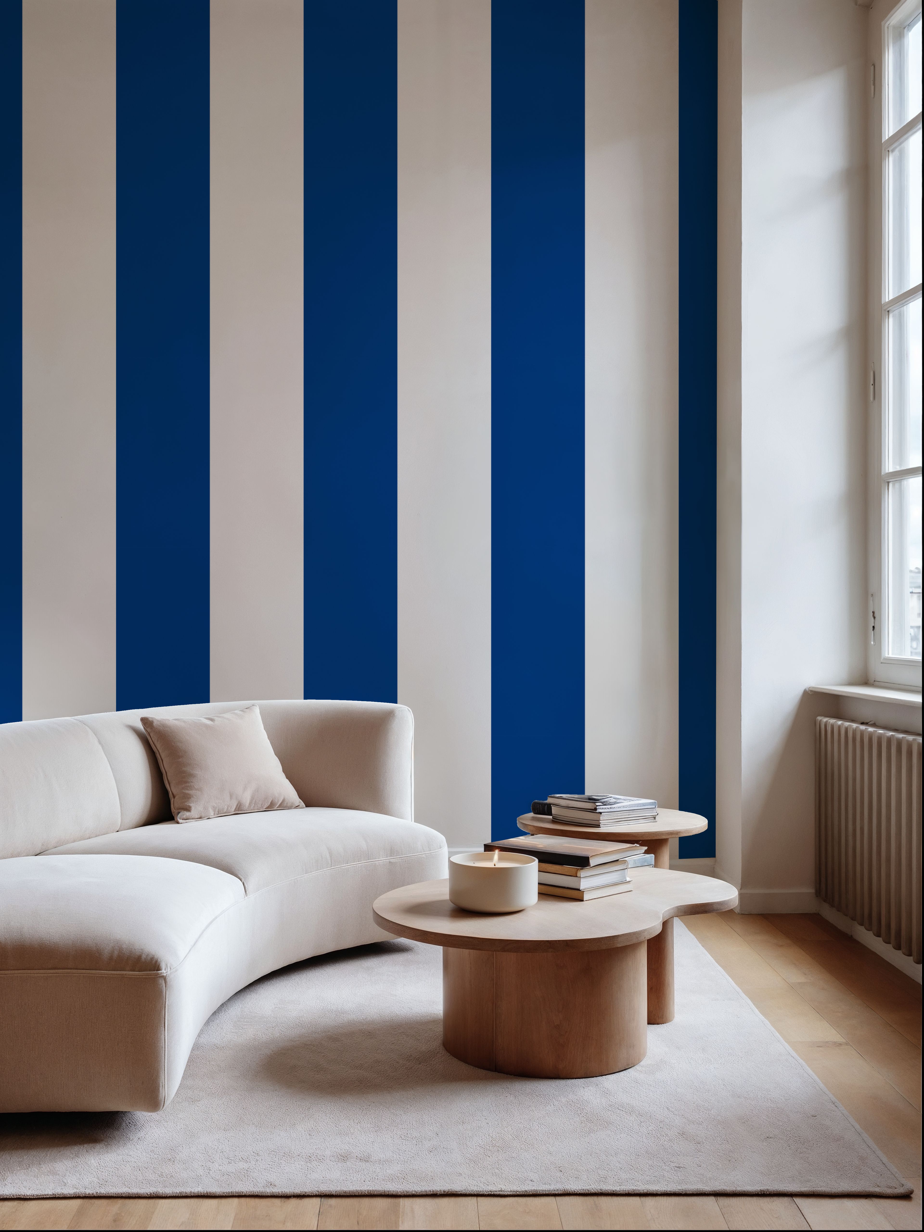 Circus Stripes, Blueberry