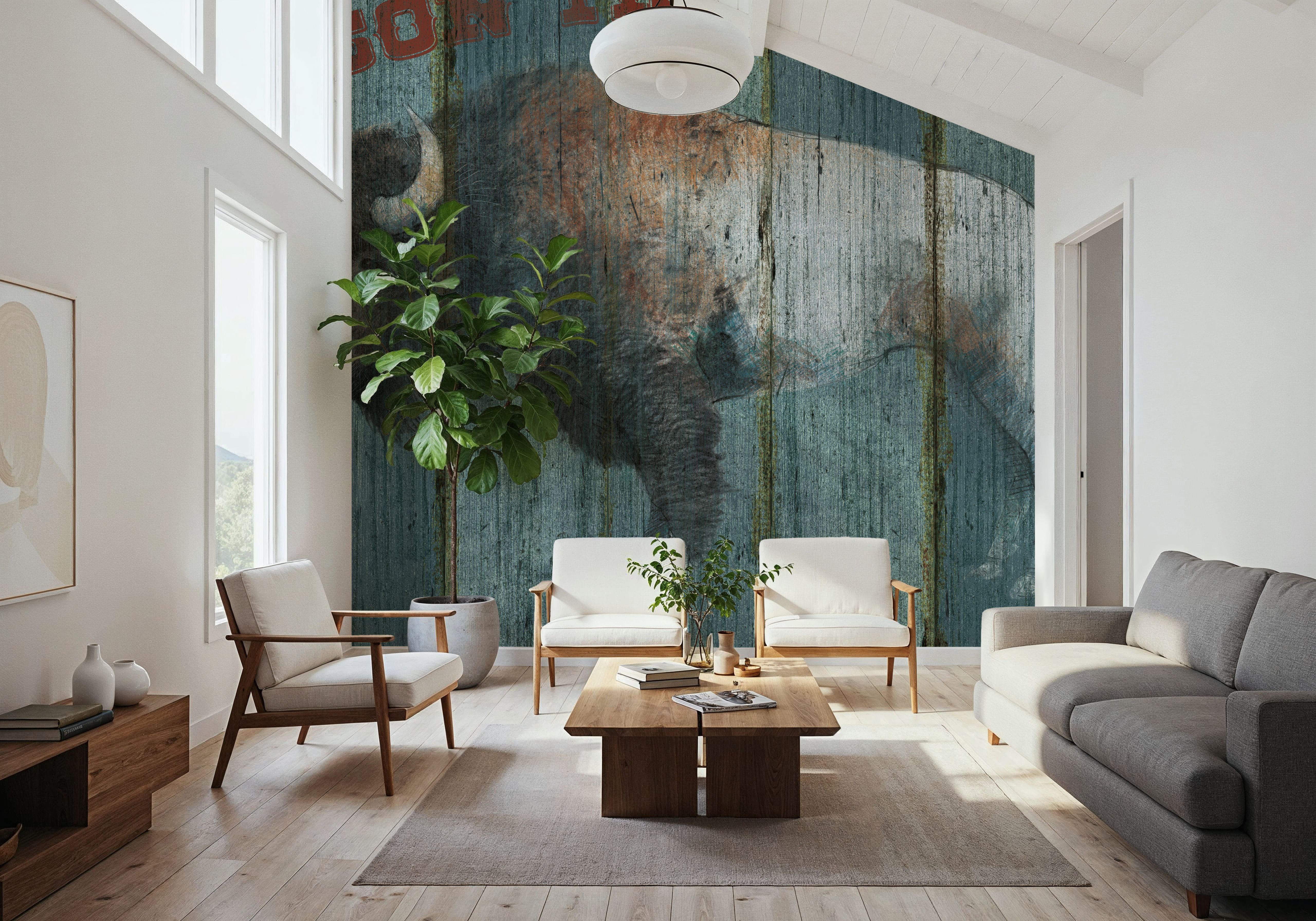 Bison Trading Co, Tapeten