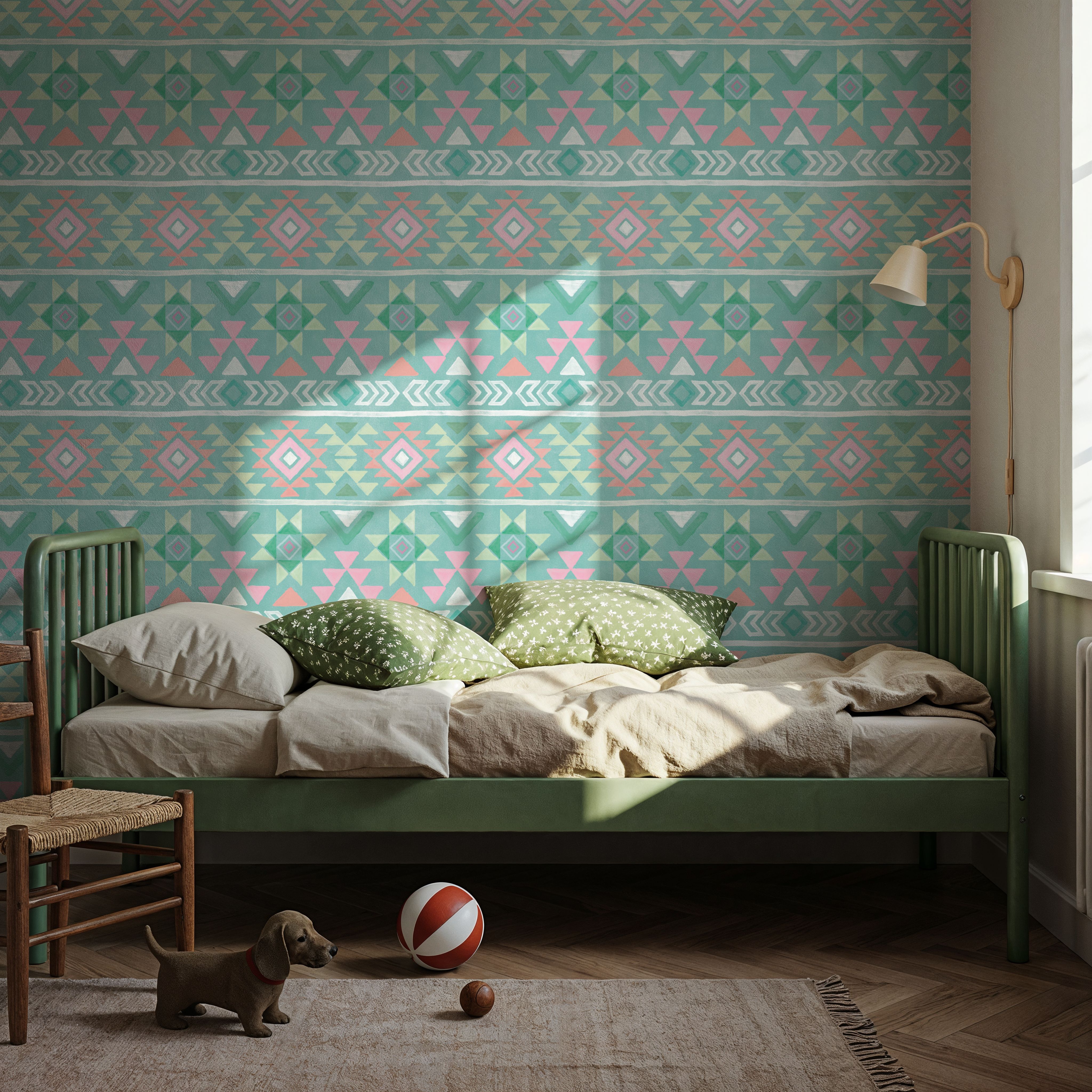 Cacti Blanket Green