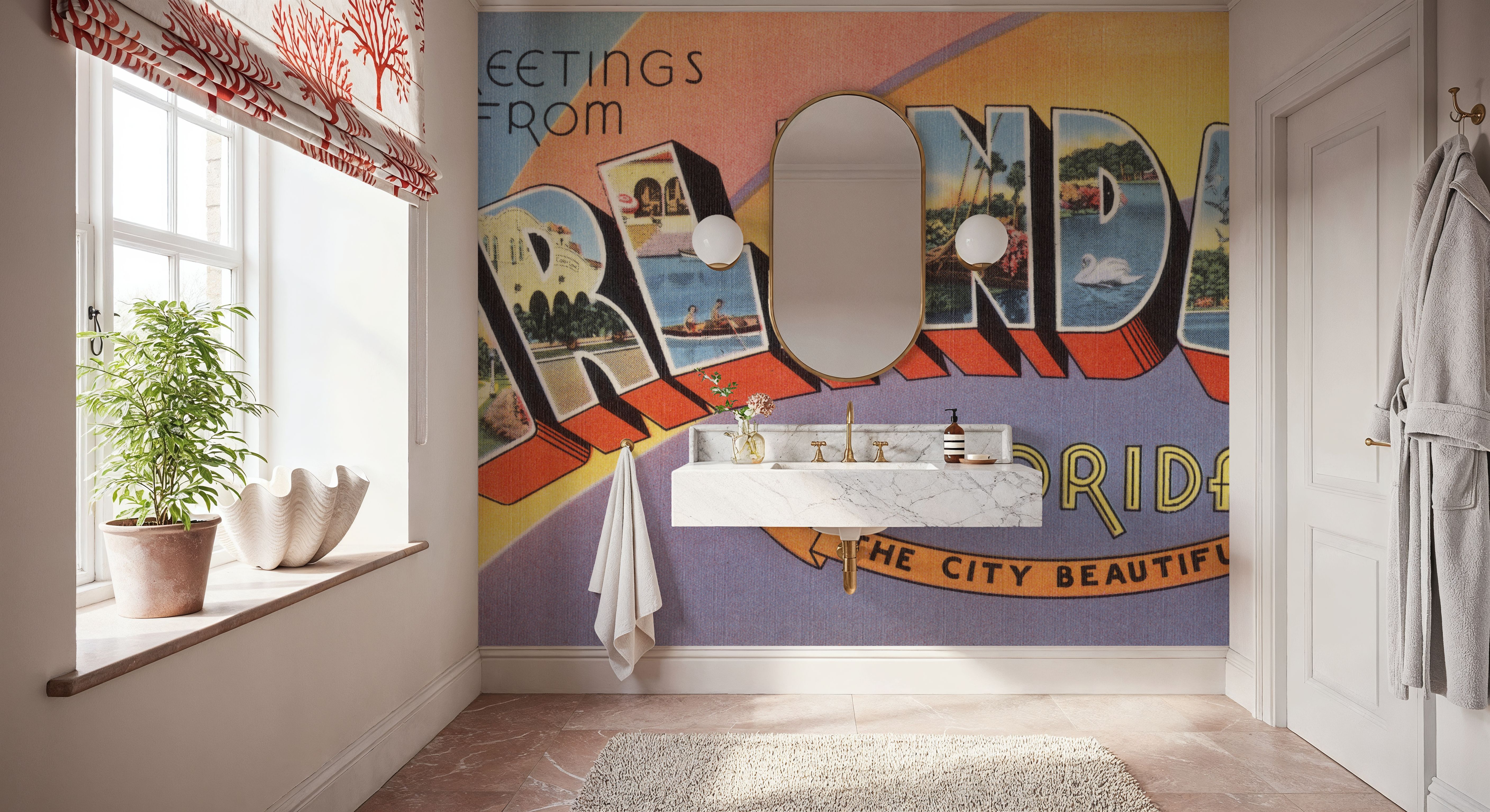 Greetings from Orlando - Screenprint Postcard