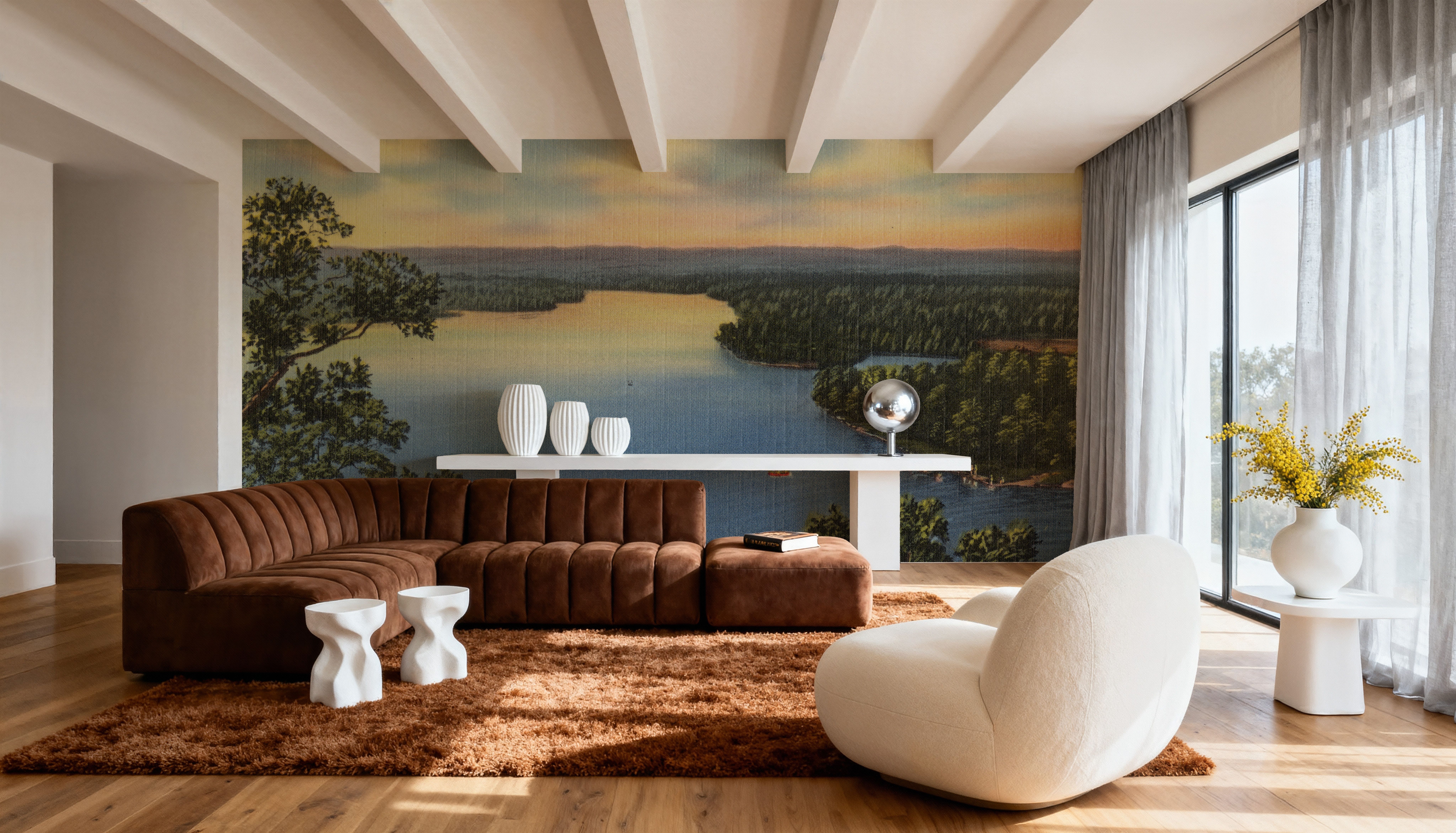 Greetings from Catherine Lake - Screenprint Postcard