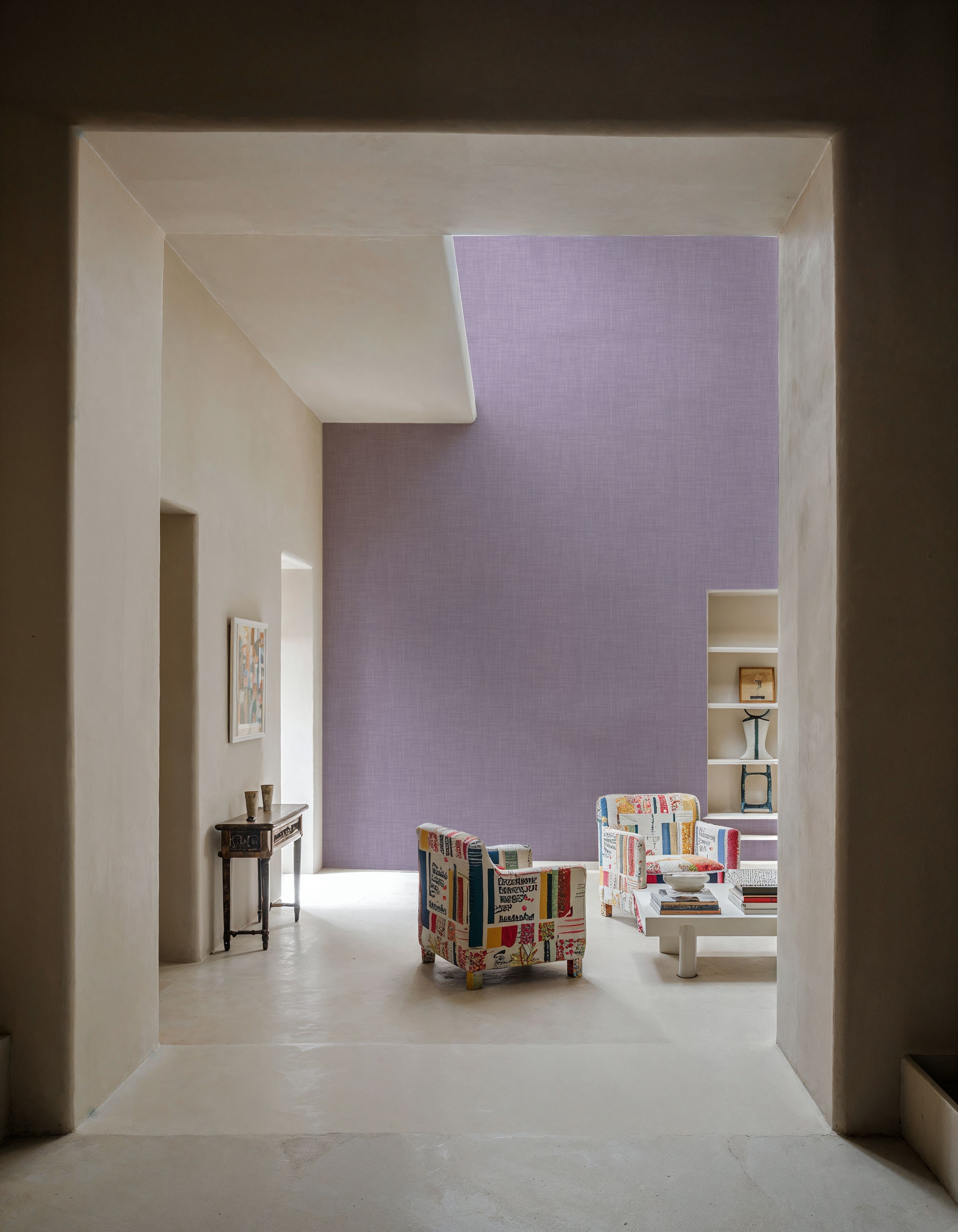 Mottled Linen Effect, Violet