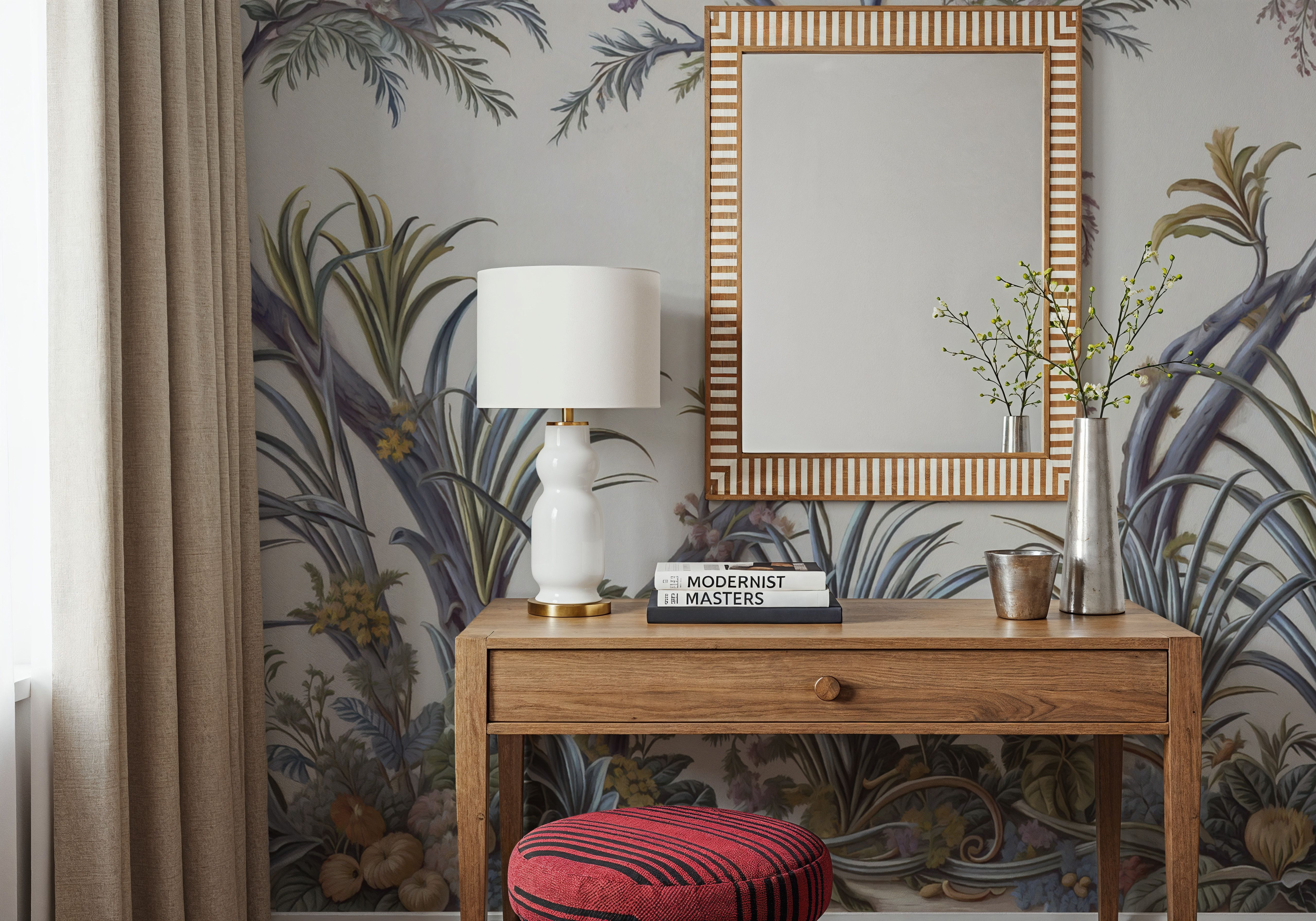 Intricate Garden, Blue & Yellow