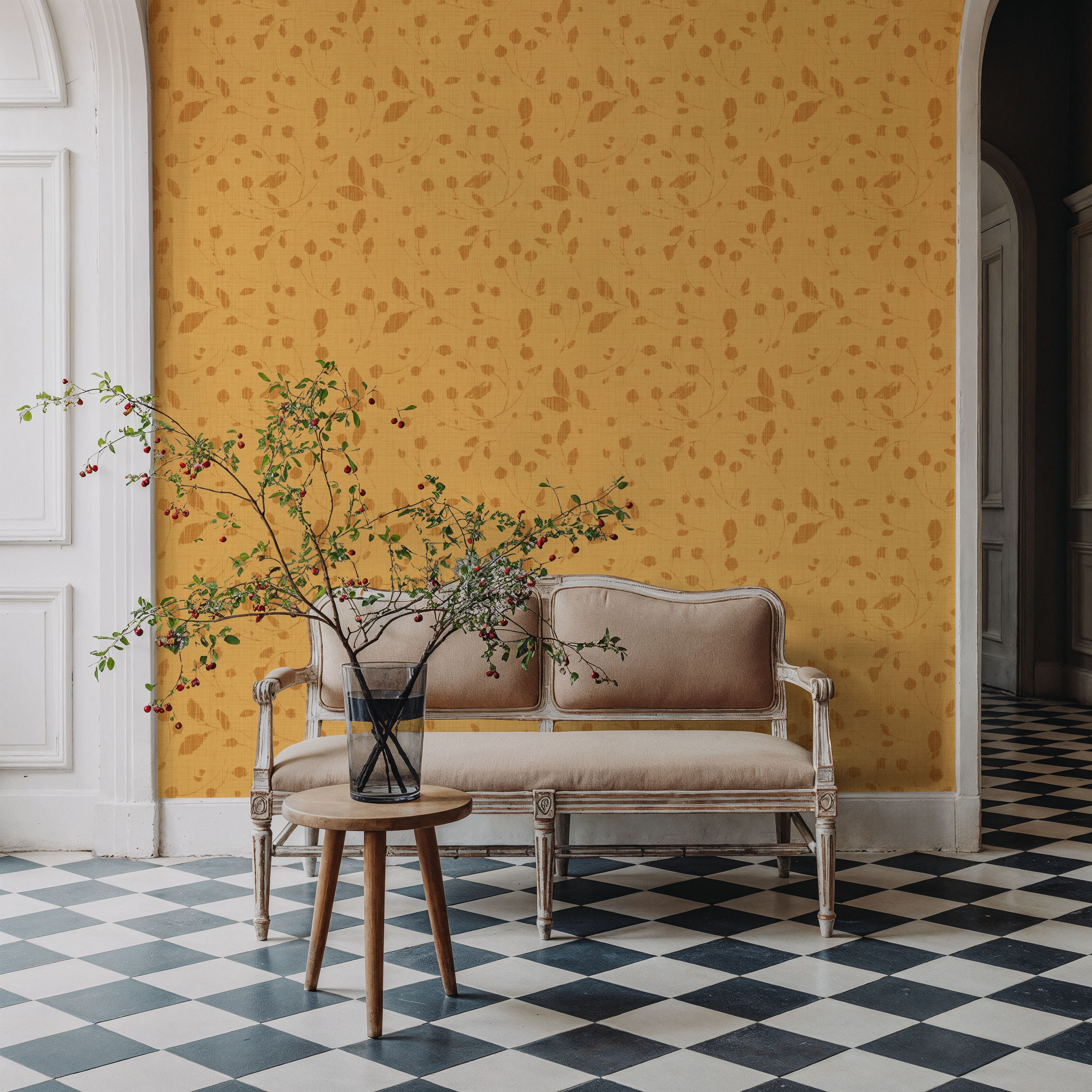 Time to Share Florals Yellow