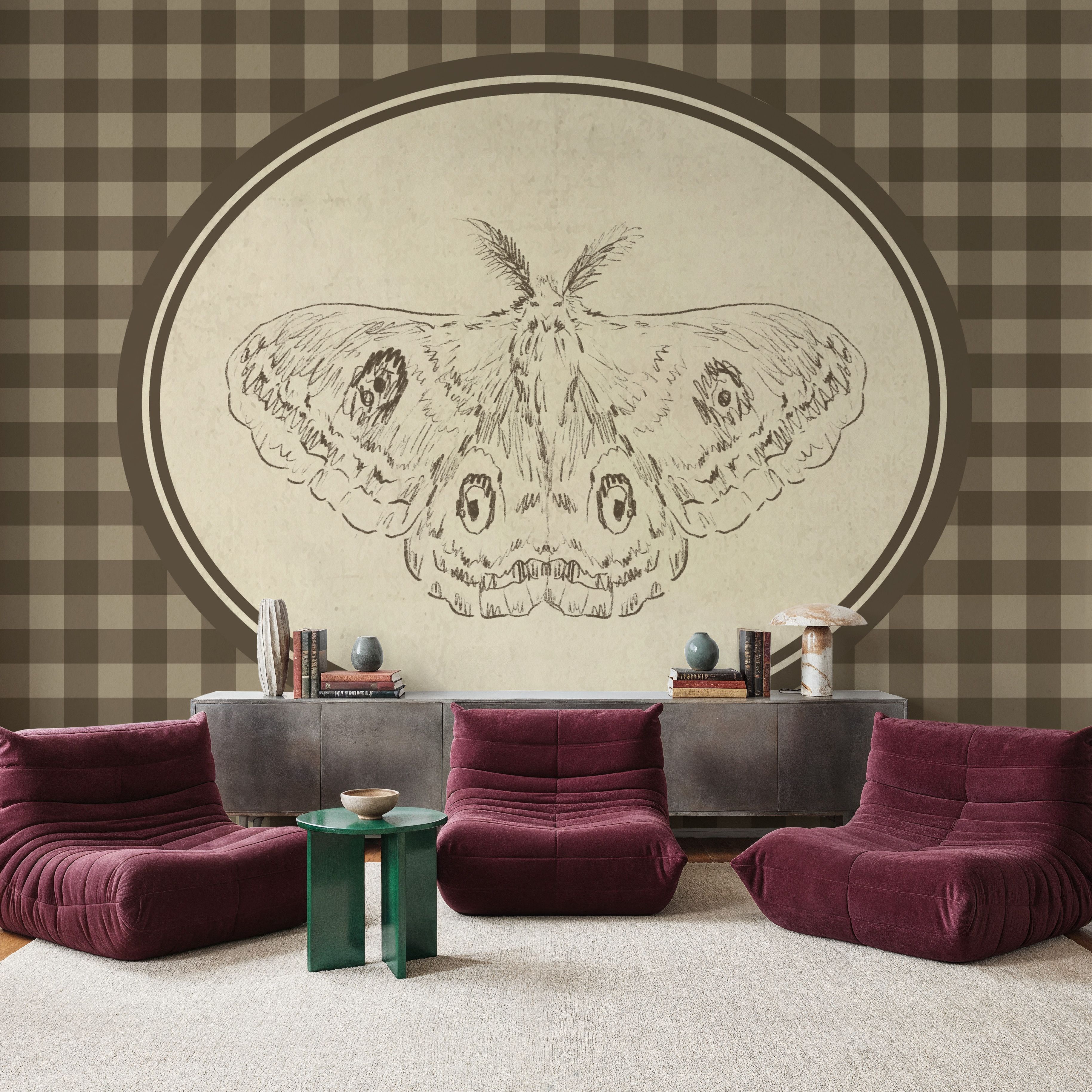Woodland Moth Gingham