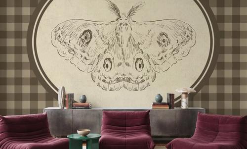 Woodland Moth Gingham