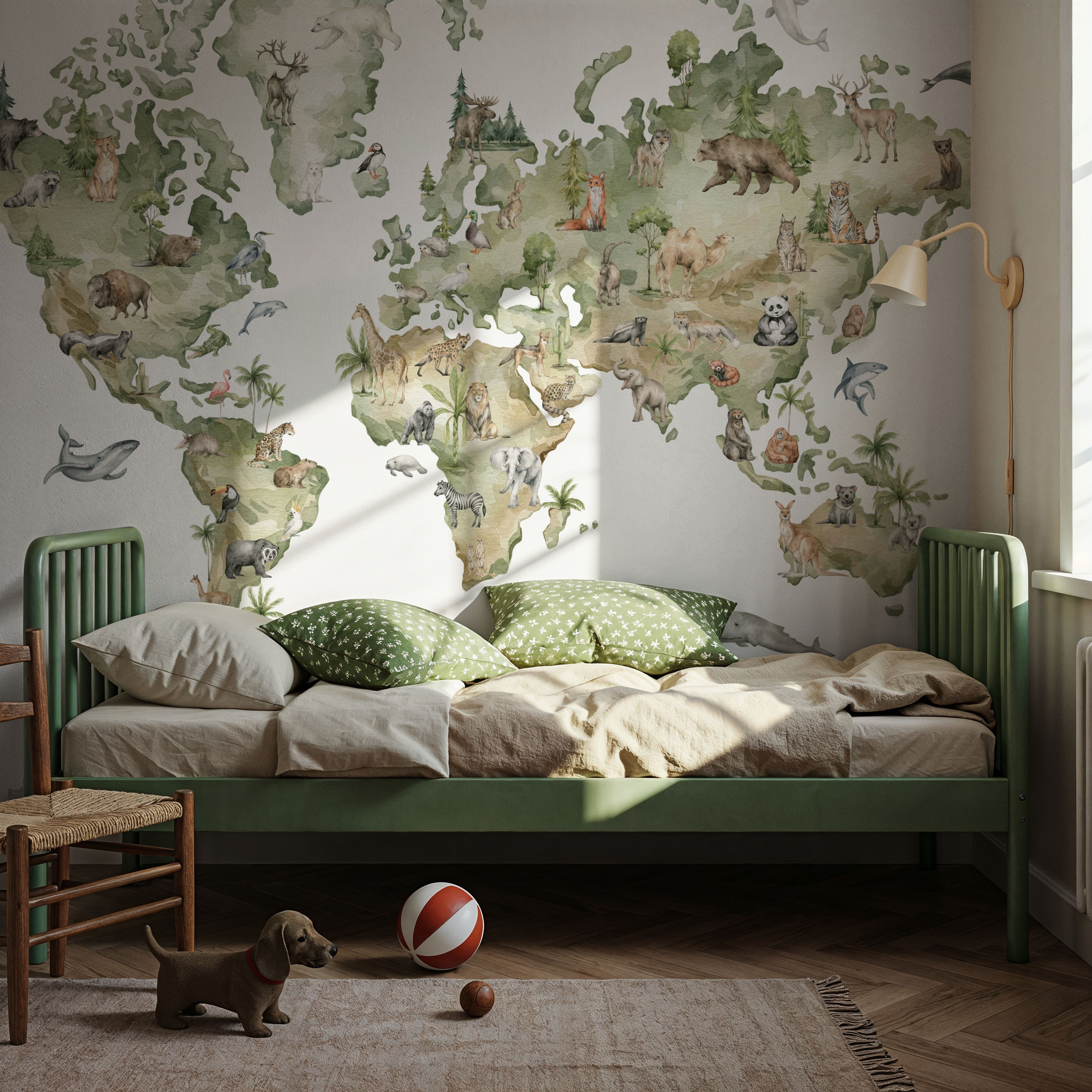 Animals From Around the World Map