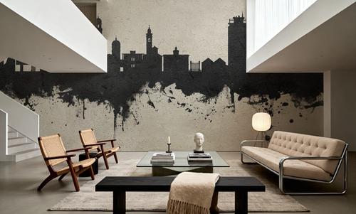 Lugano Switzerland Skyline Concrete