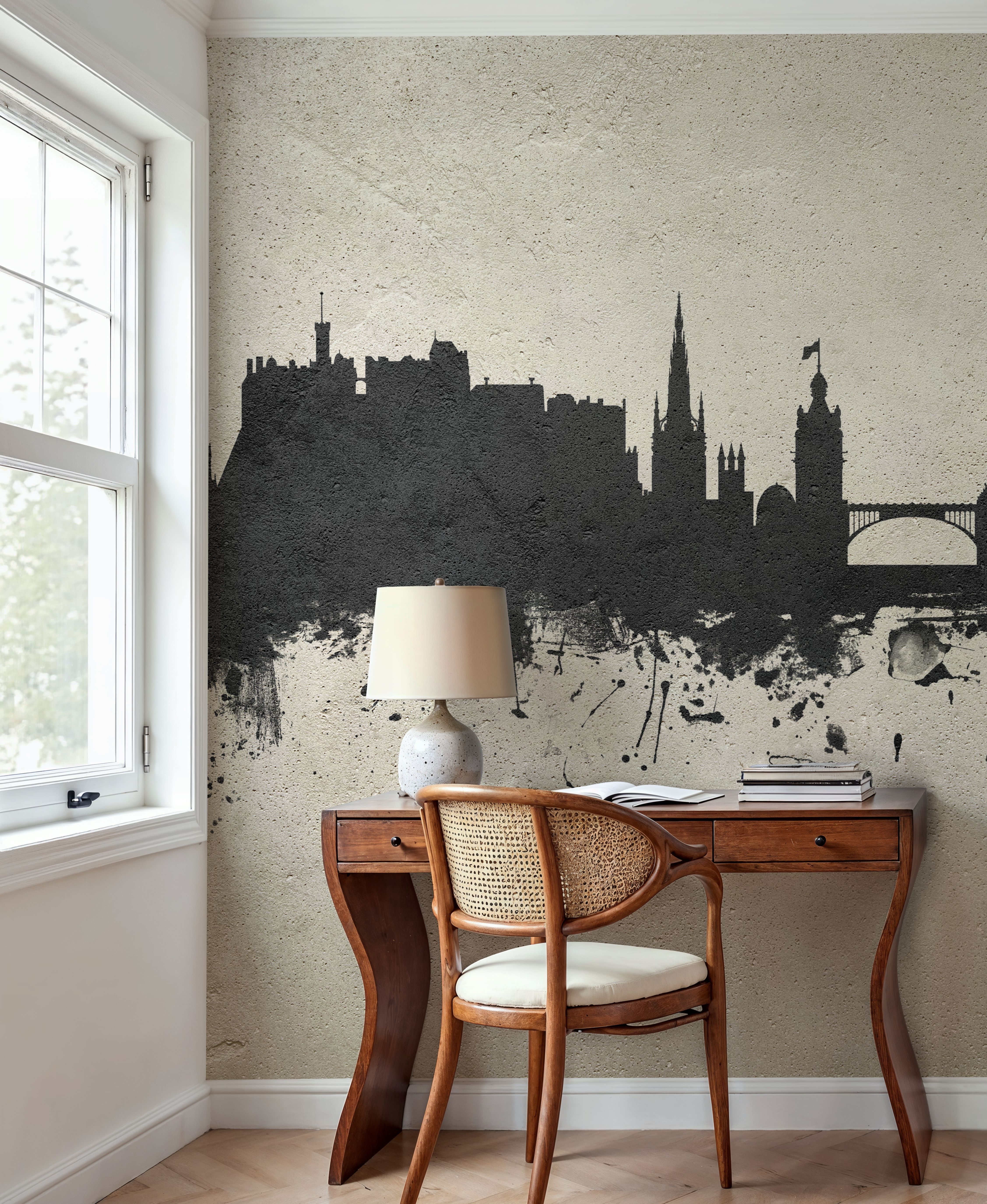 Edinburgh Scotland Skyline Concrete