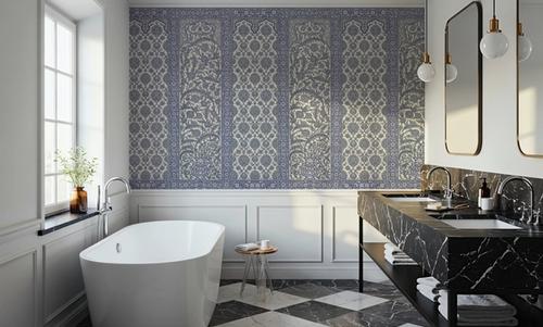 Riad Ornaments, Periwinkle