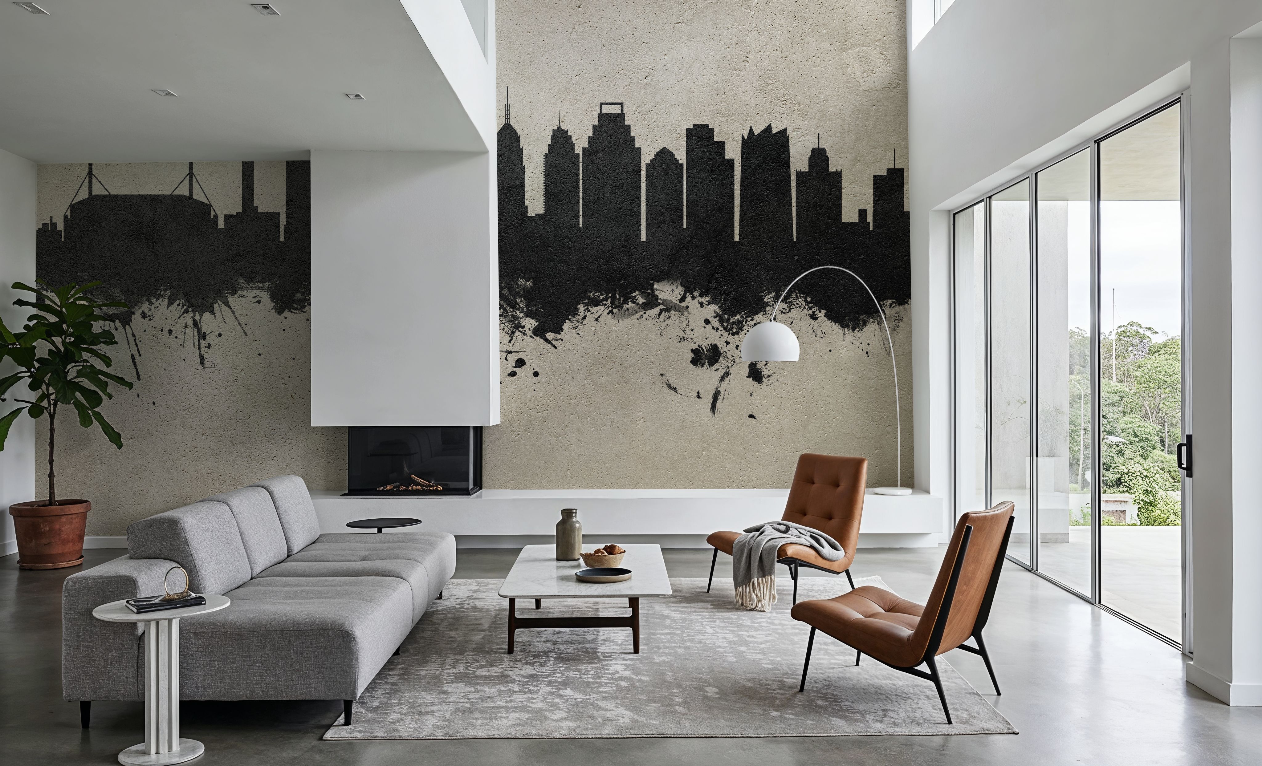 San Antonio Texas Skyline Concrete, Wallpaper